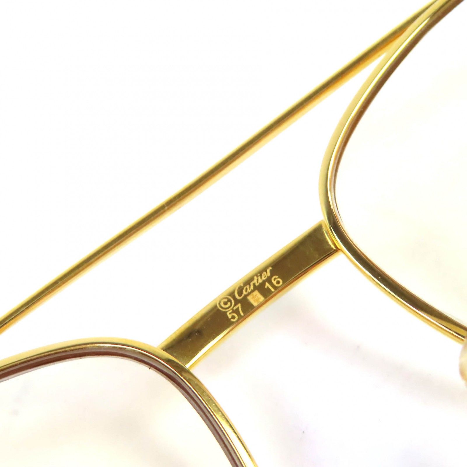 美品△Cartier カルティエ ヴィンテージ トリニティ ツーブリッジ 