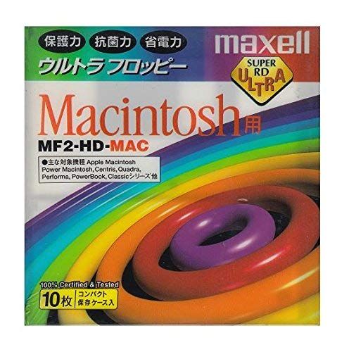 フロッピーディスク 2HD Mac用 アウトレット 3.5インチ マクセル Mac