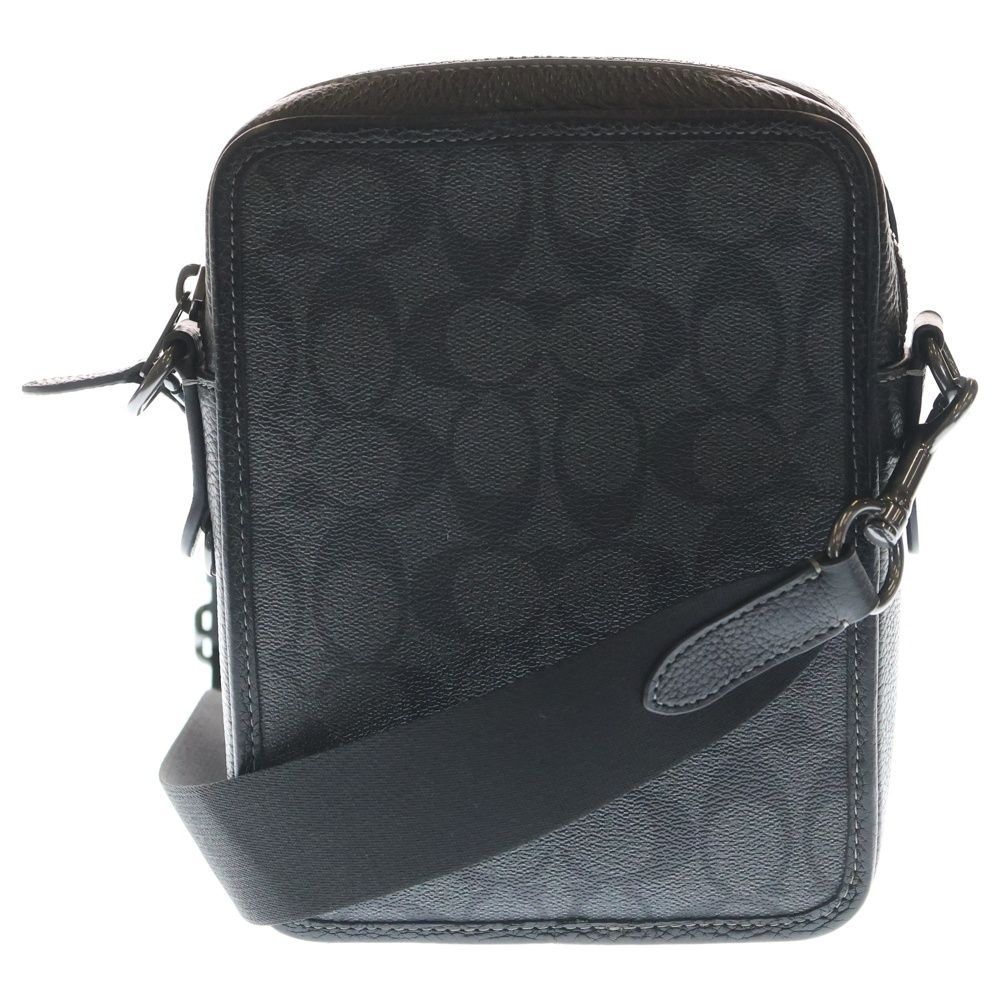 COACH (コーチ) シグネチャー サリバン クロスボディバッグ グレー