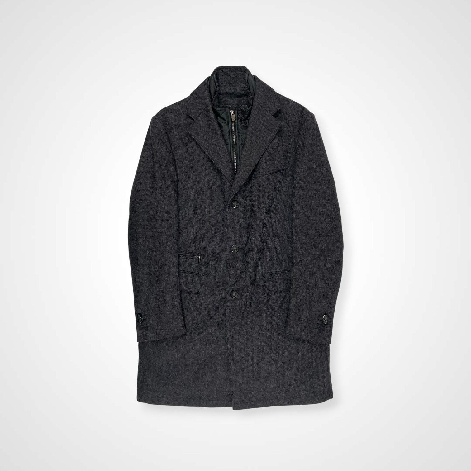 CORNELIANI コルネリアーニ / PURE VIRGIN WOOL ID COAT レイヤード 
