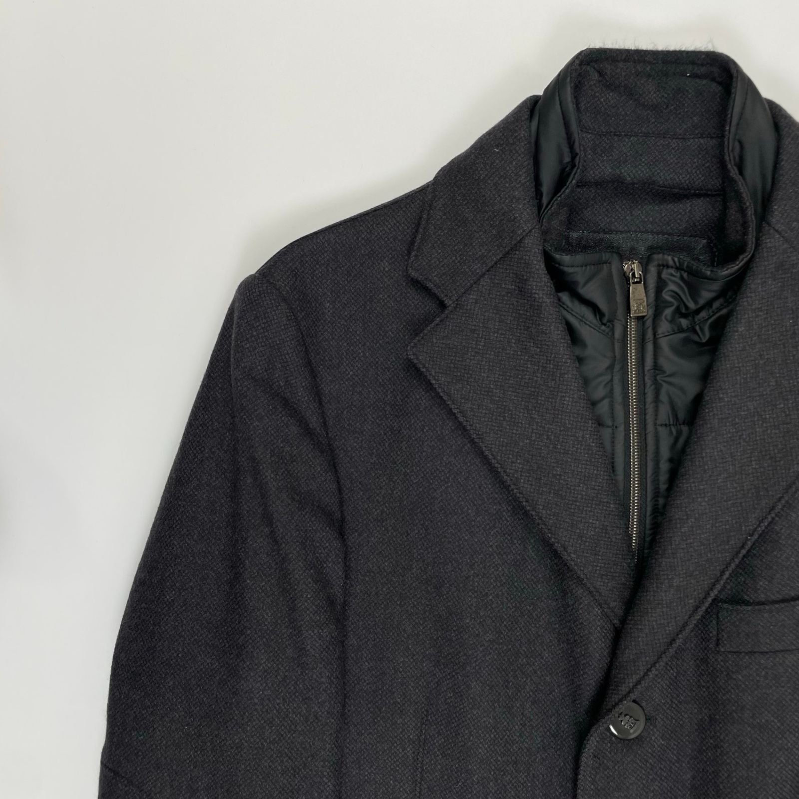 CORNELIANI コルネリアーニ / PURE VIRGIN WOOL ID COAT レイヤード 