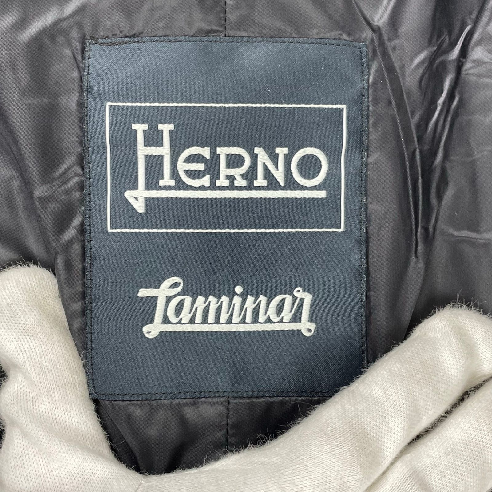 HERNO LAMINAR ヘルノ ラミナーシリーズ / 2WAYダウンコート ブラック 