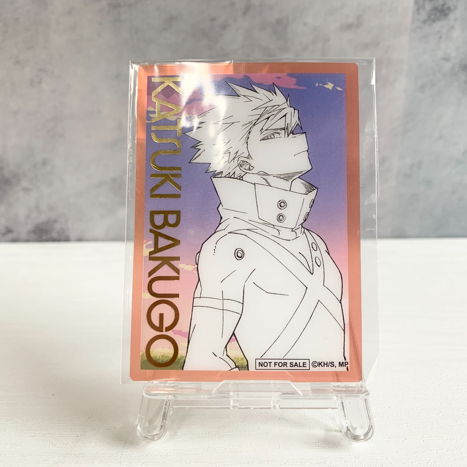 僕のヒーローアカデミア 爆豪勝己 線画ver.) クリアカード Twilight 僕