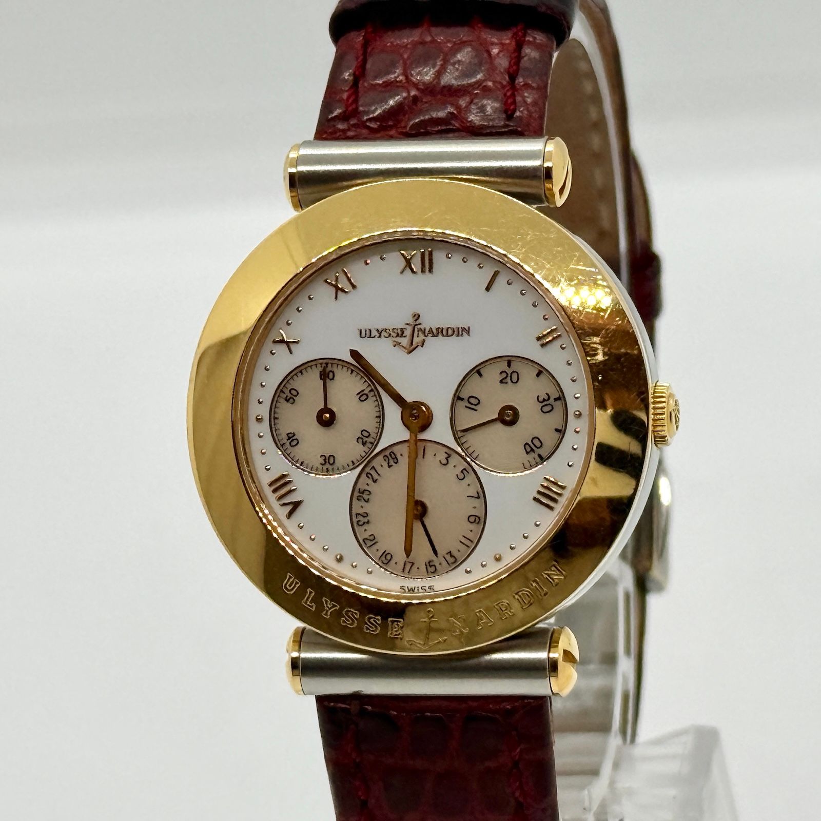 ユリス・ナルダン Ulysse Nardin 175-22 ニュートンレディー パワーリザーブ YGベゼル 自動巻き レディース _866740【ev20】 楽天市場】ユリス・ナルダン Ulysse Nardin 175-22 ニュートンレディー
