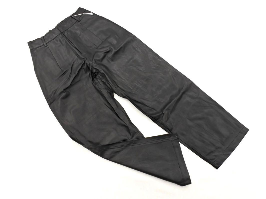 新品 LOWRYS FARM ローリーズファーム フェイクレザー タック パンツ