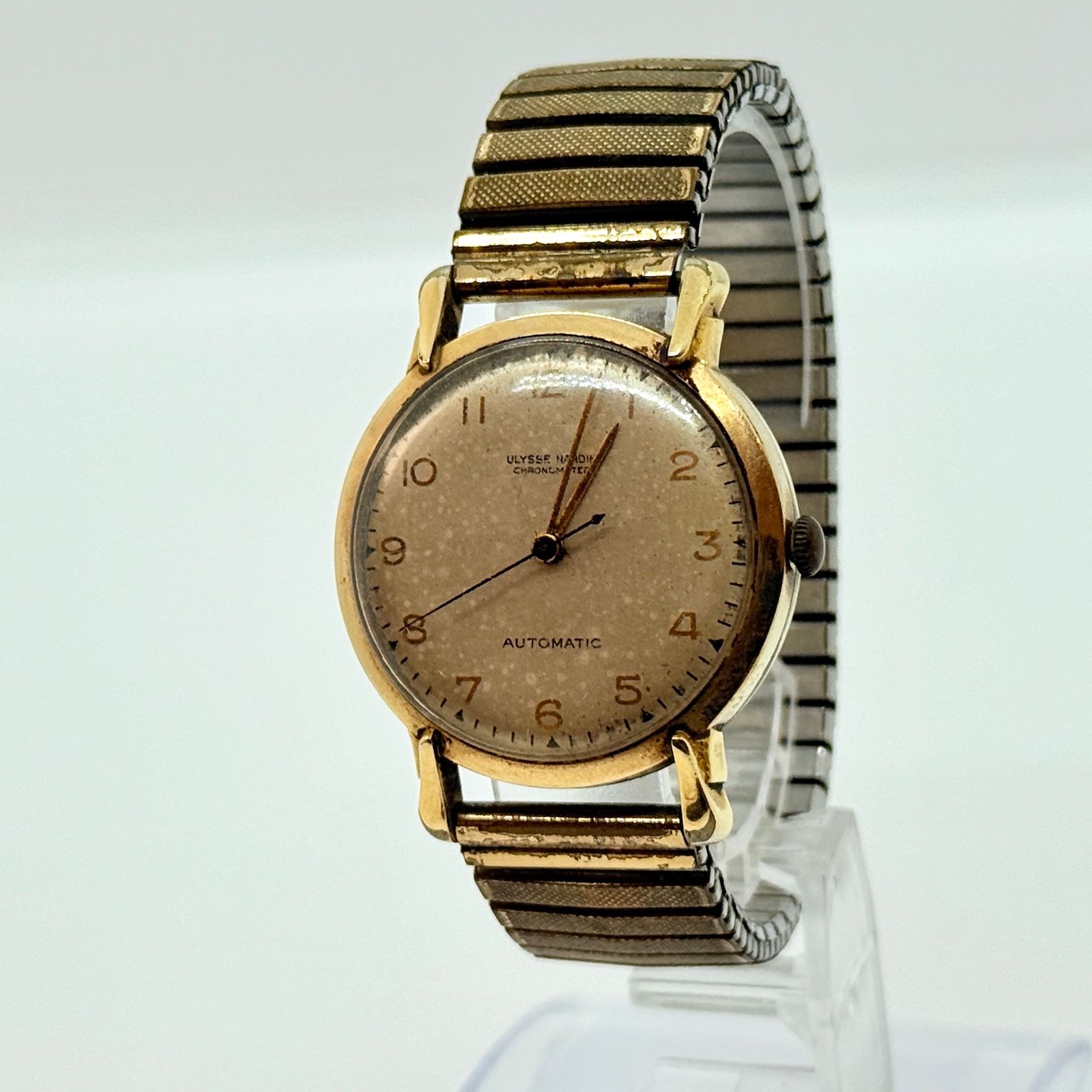 Ulysse Nardin ユリス・ナルダン ヴィンテージ ベージュ AT メンズ 
