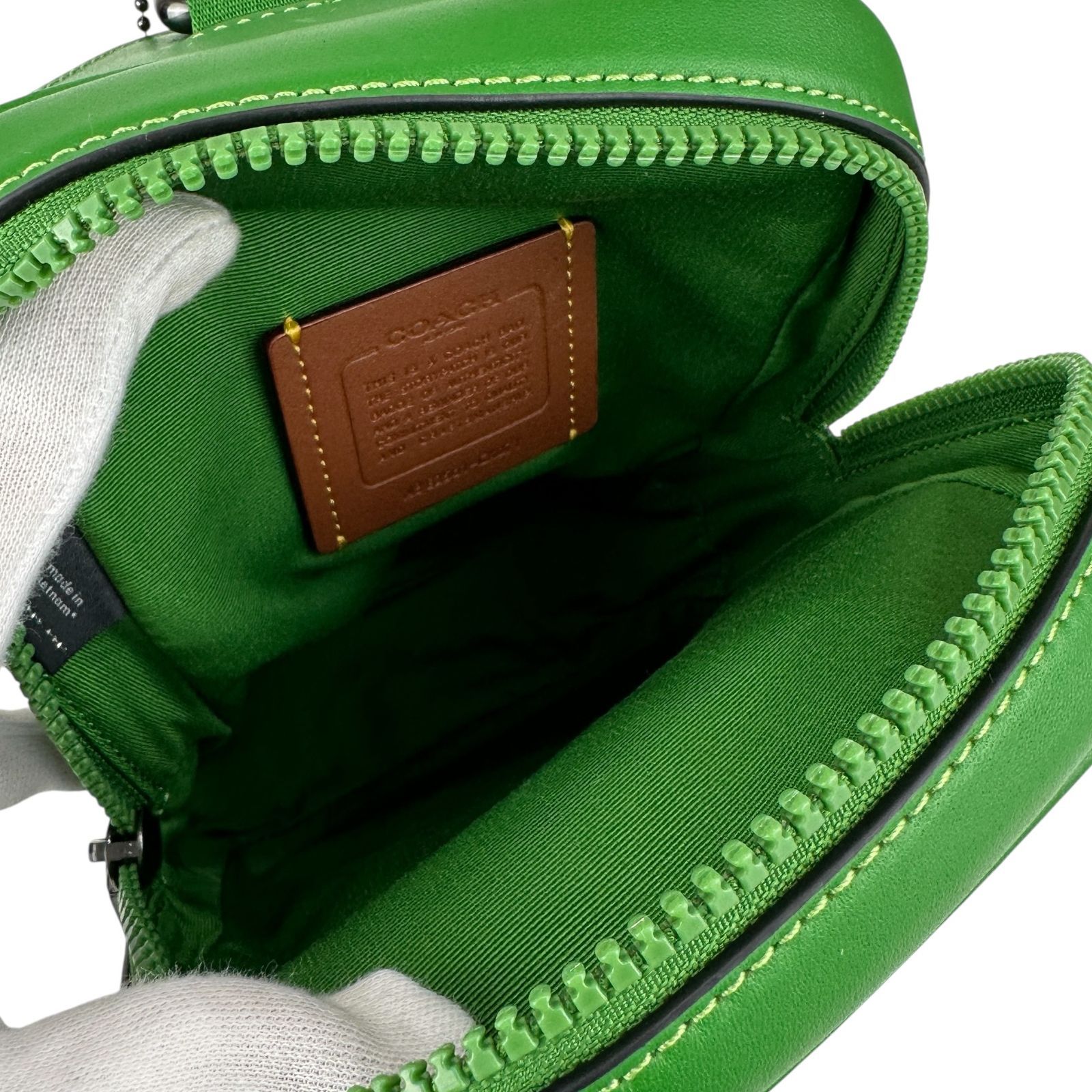 COACH】コーチ CX071 レーサー スリング パック グリーン メンズ 
