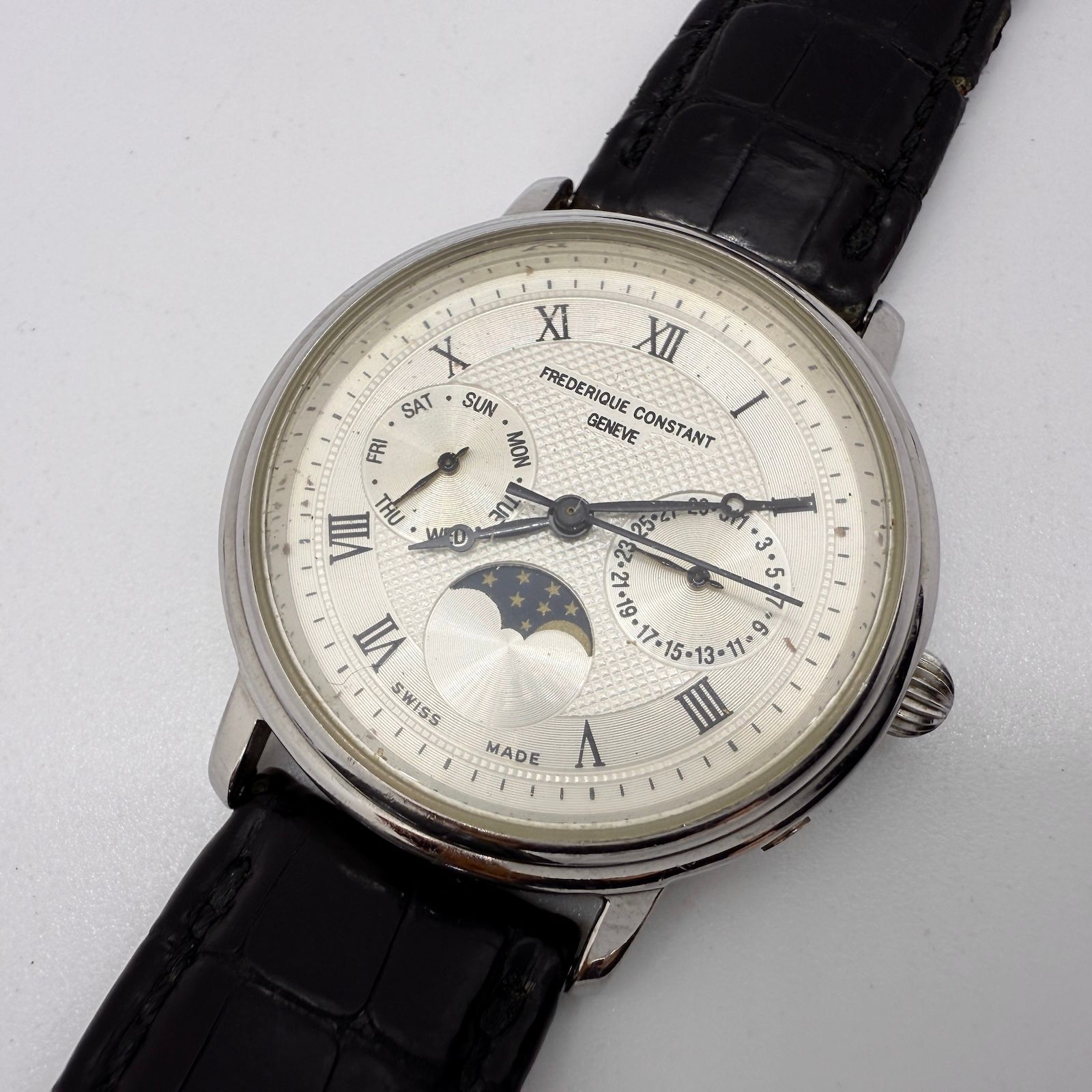 FREDERIQUE CONSTANT フレデリック・コンスタント シルバー QZ メンズ 