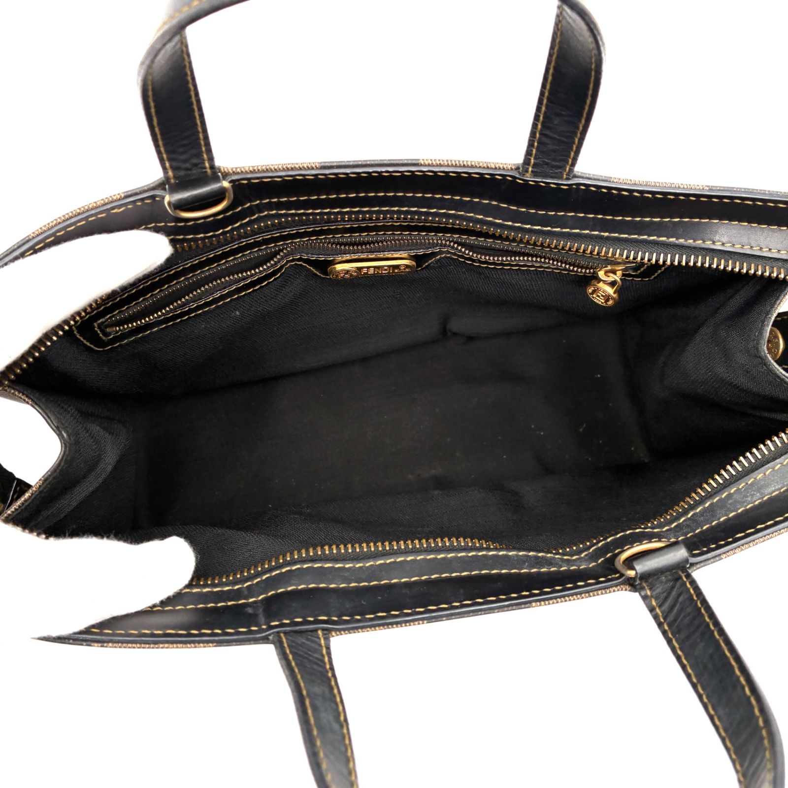 美品 FENDI フェンディ ペカン ハンドバッグ トートバッグ サークル 
