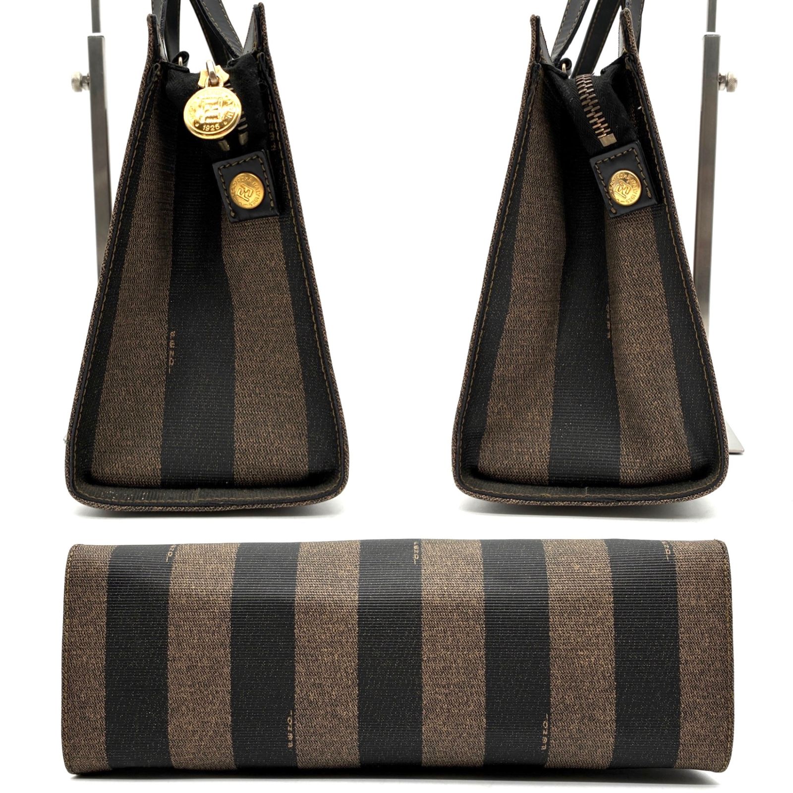 美品 FENDI フェンディ ペカン ハンドバッグ トートバッグ サークル 