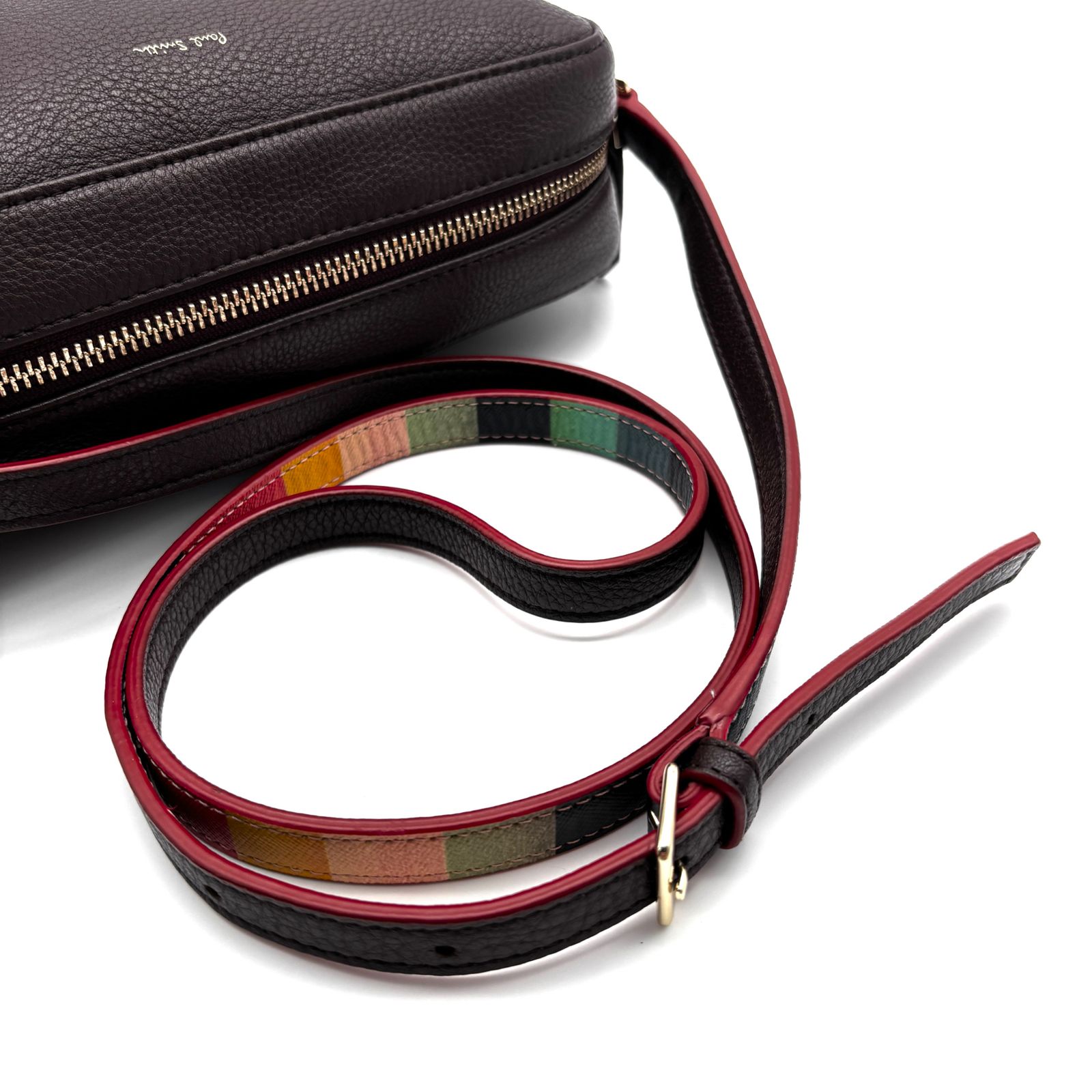 美品 Paul Smith ポールスミス カメラバッグ ショルダーバッグ ロゴ 