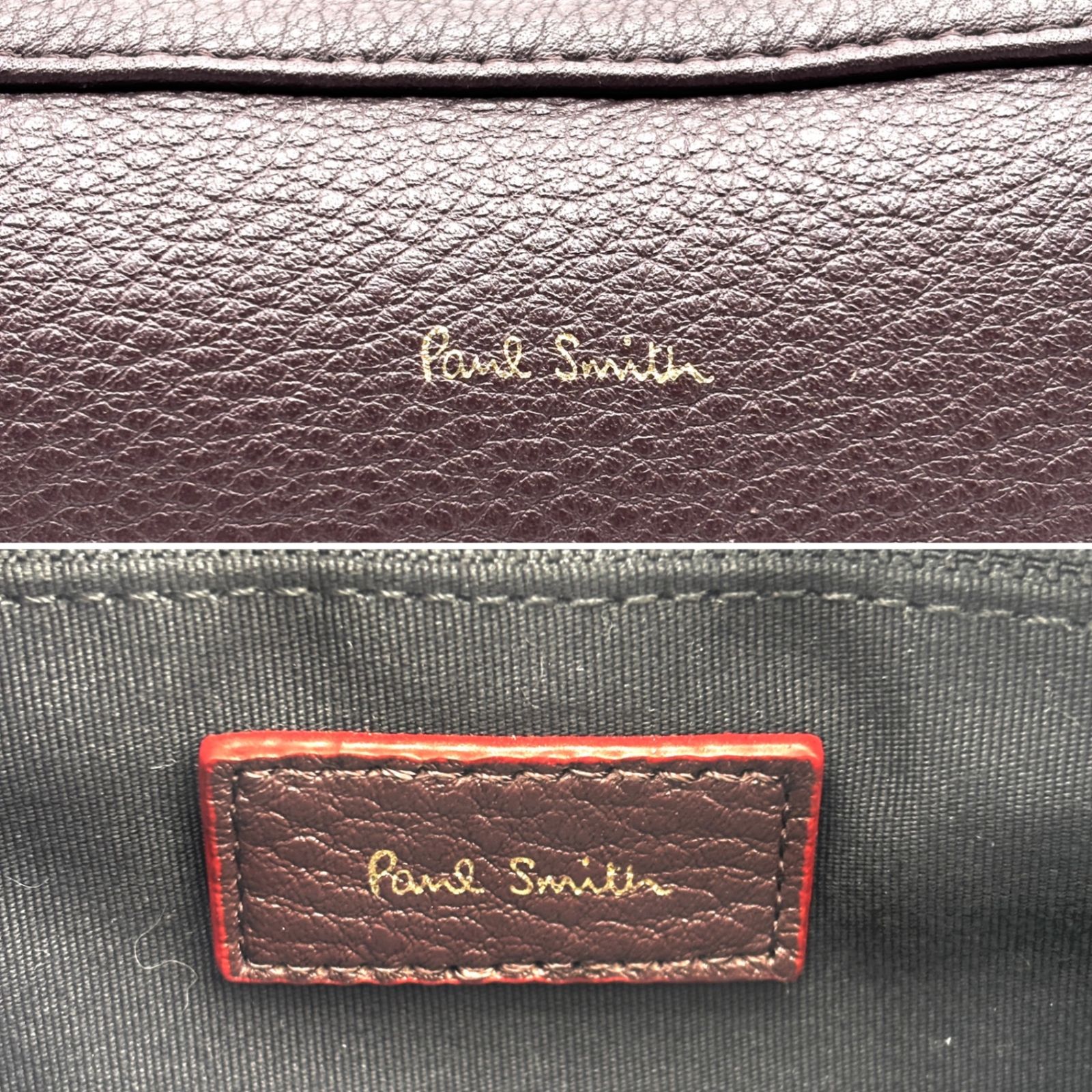 美品 Paul Smith ポールスミス カメラバッグ ショルダーバッグ ロゴ 