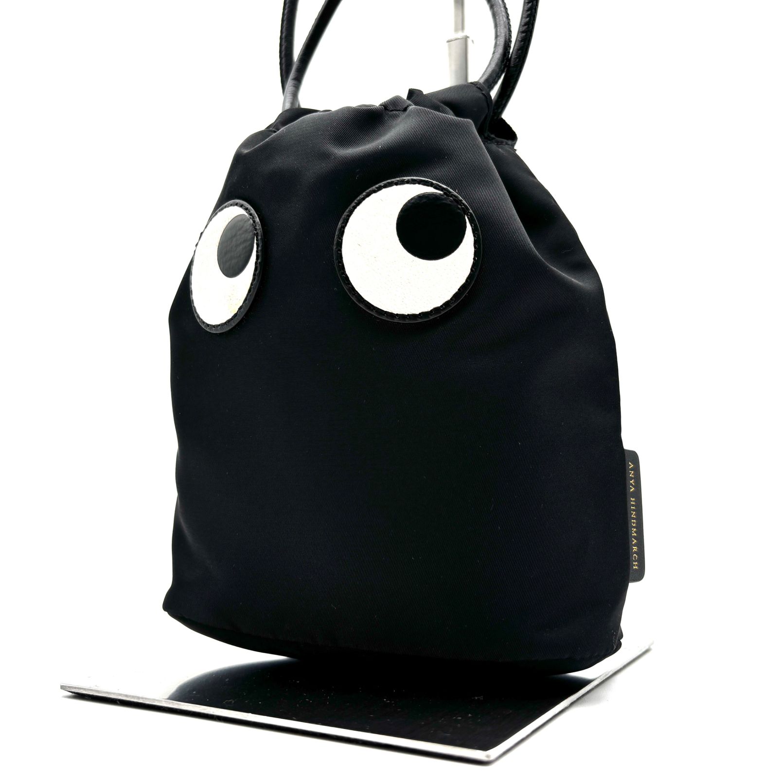 美品 ANYA HINDMARCH アニヤハインドマーチ ドローストリング 小物入れ 