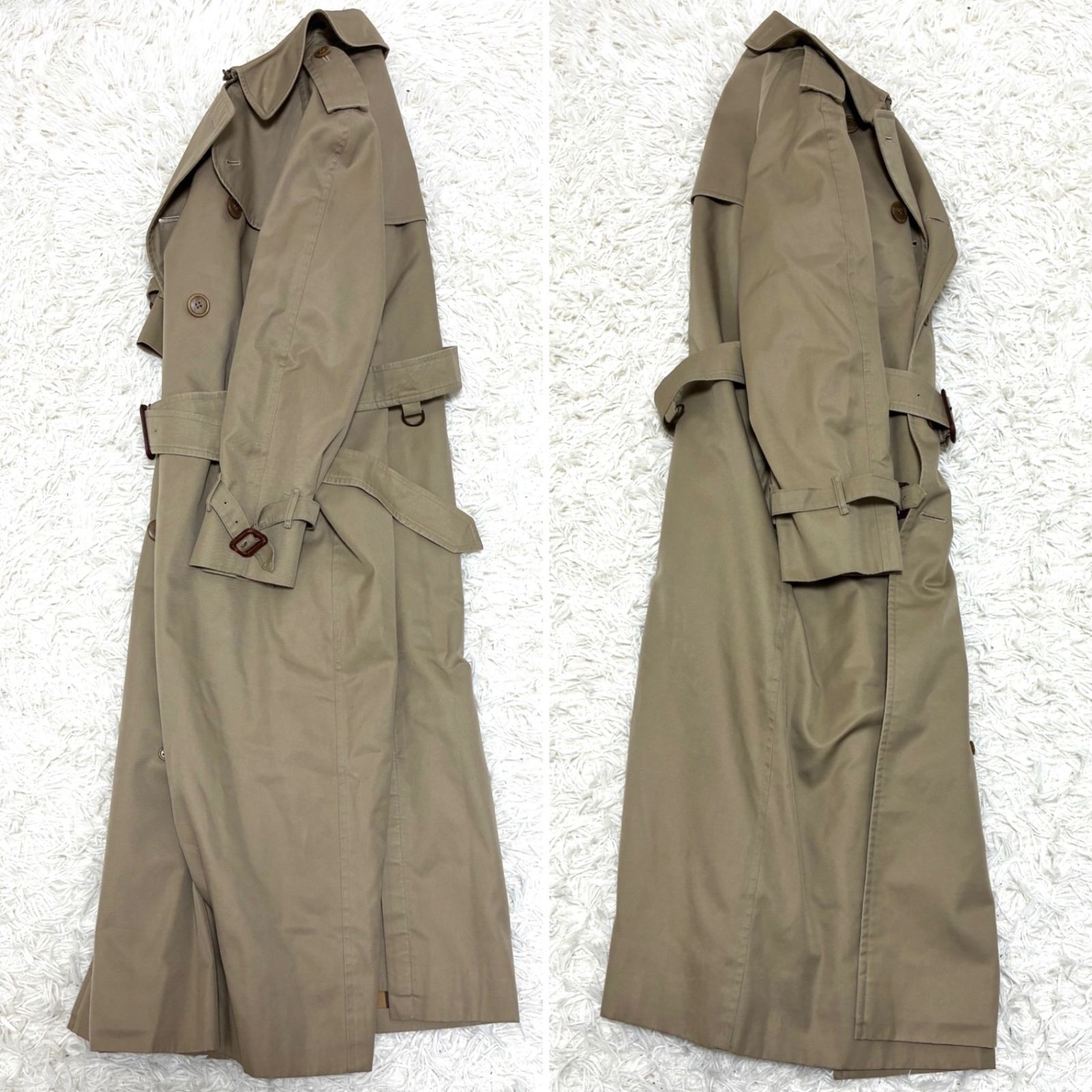 美品 BURBERRY バーバリー トレンチコート ノバチェック ライナー付き
