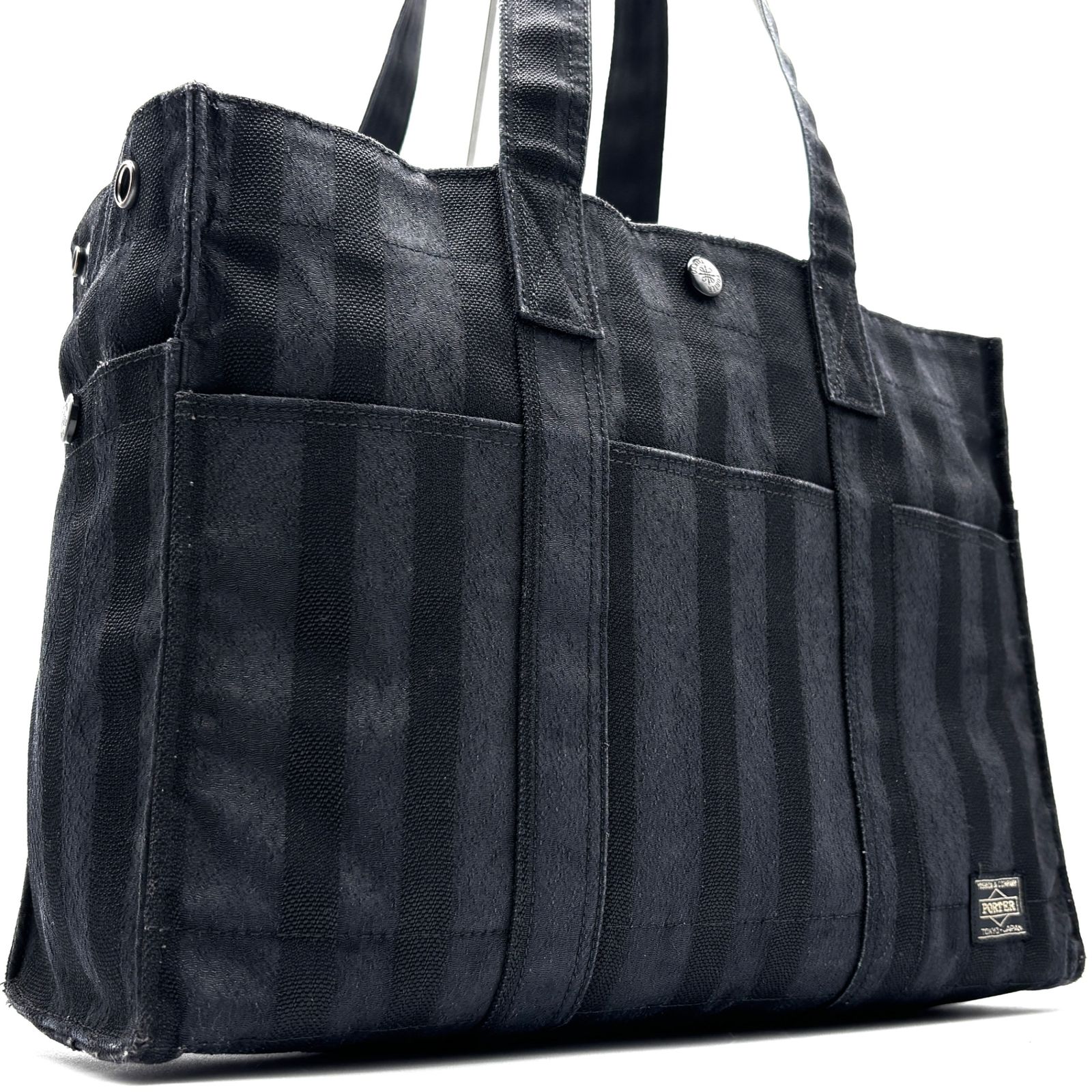 美品 PORTER ポーター 吉田カバン 70周年記念 トートバッグ ストライプ 
