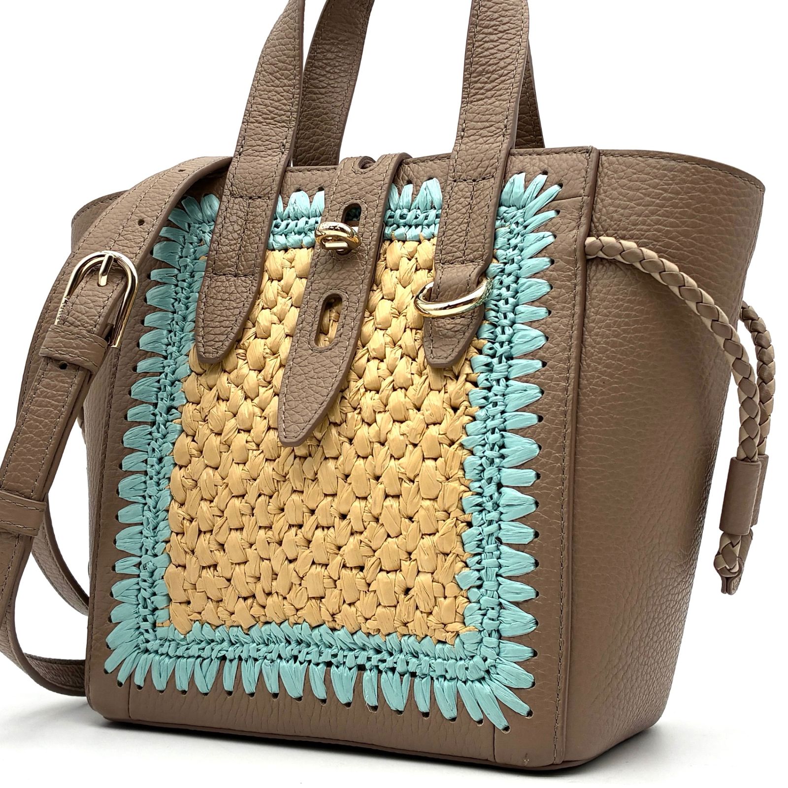 FURLA フルラ NET ネット ミニ 2way ハンドバッグ ショルダーバッグ 