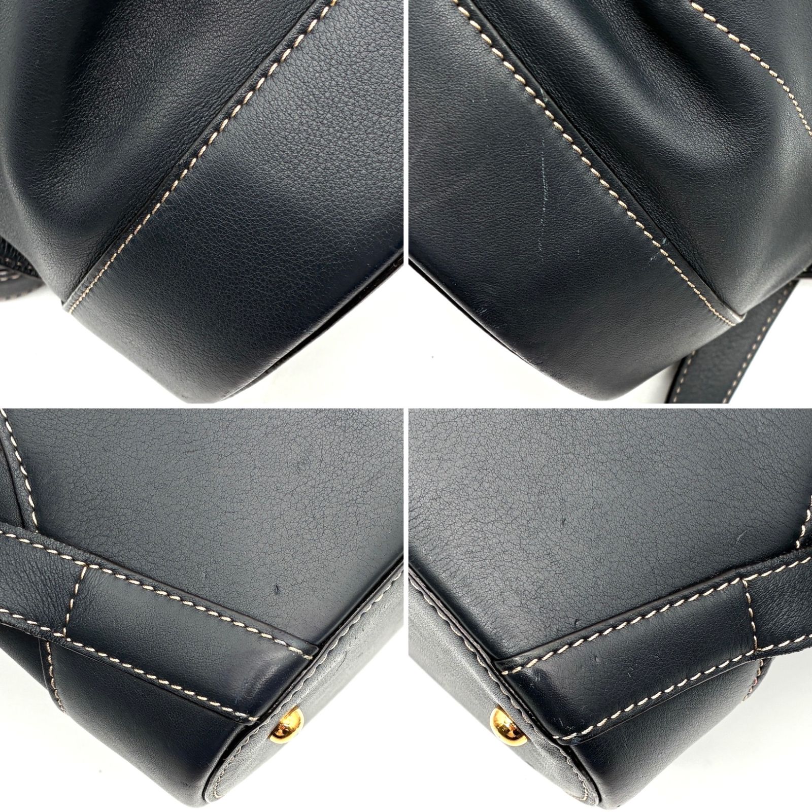 美品 LOEWE ロエベ アントン 2way リュック バッグパック レザー 