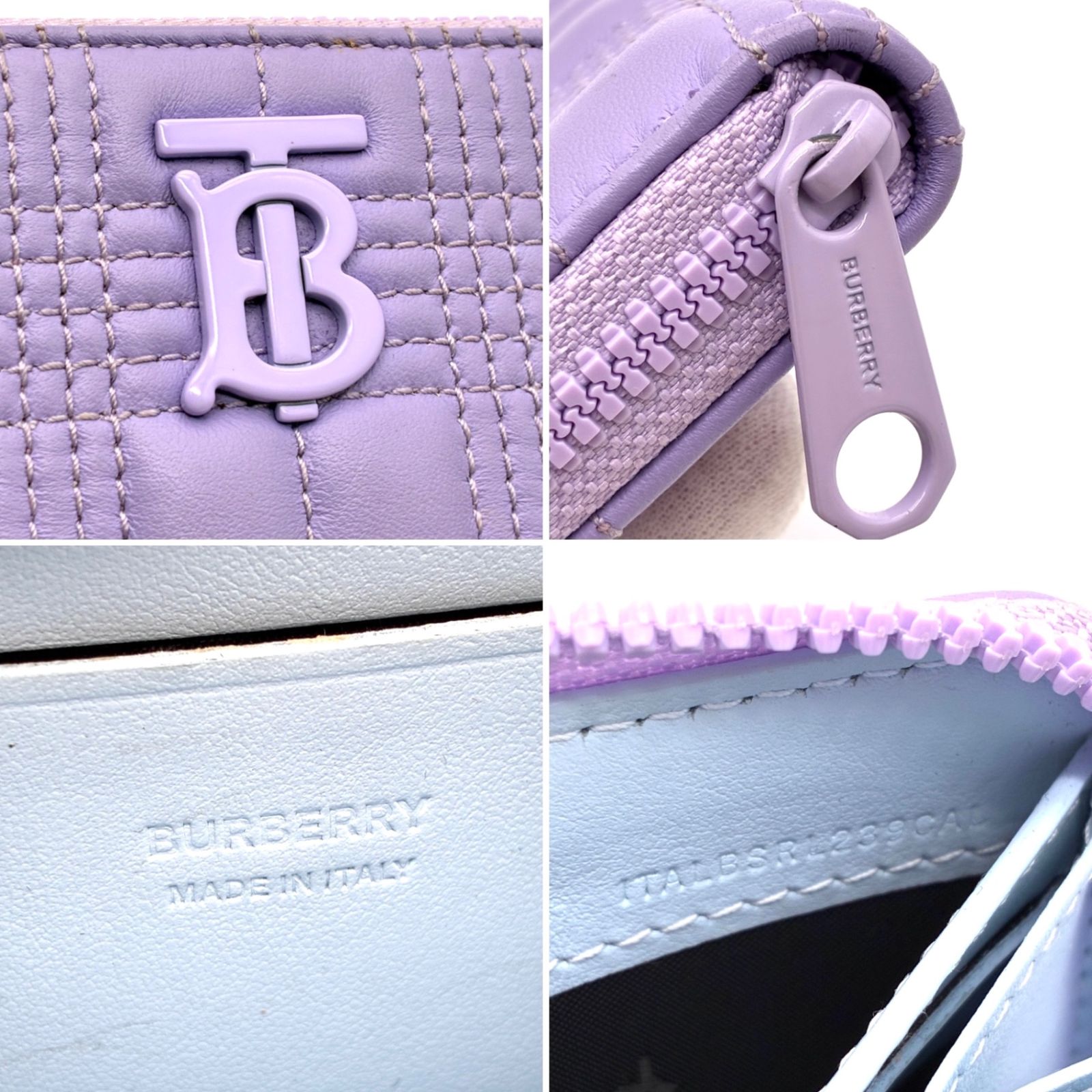 未使用級・付属品有り BURBERRY バーバリー ローラ コインケース 