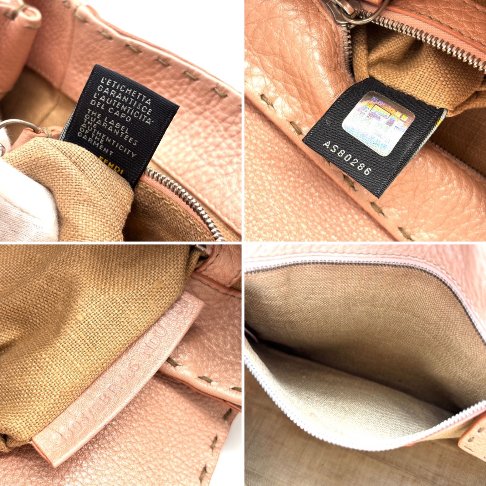 FENDI フェンディ セレリア ミニ リンダ ハンドバッグ ミニボストン 
