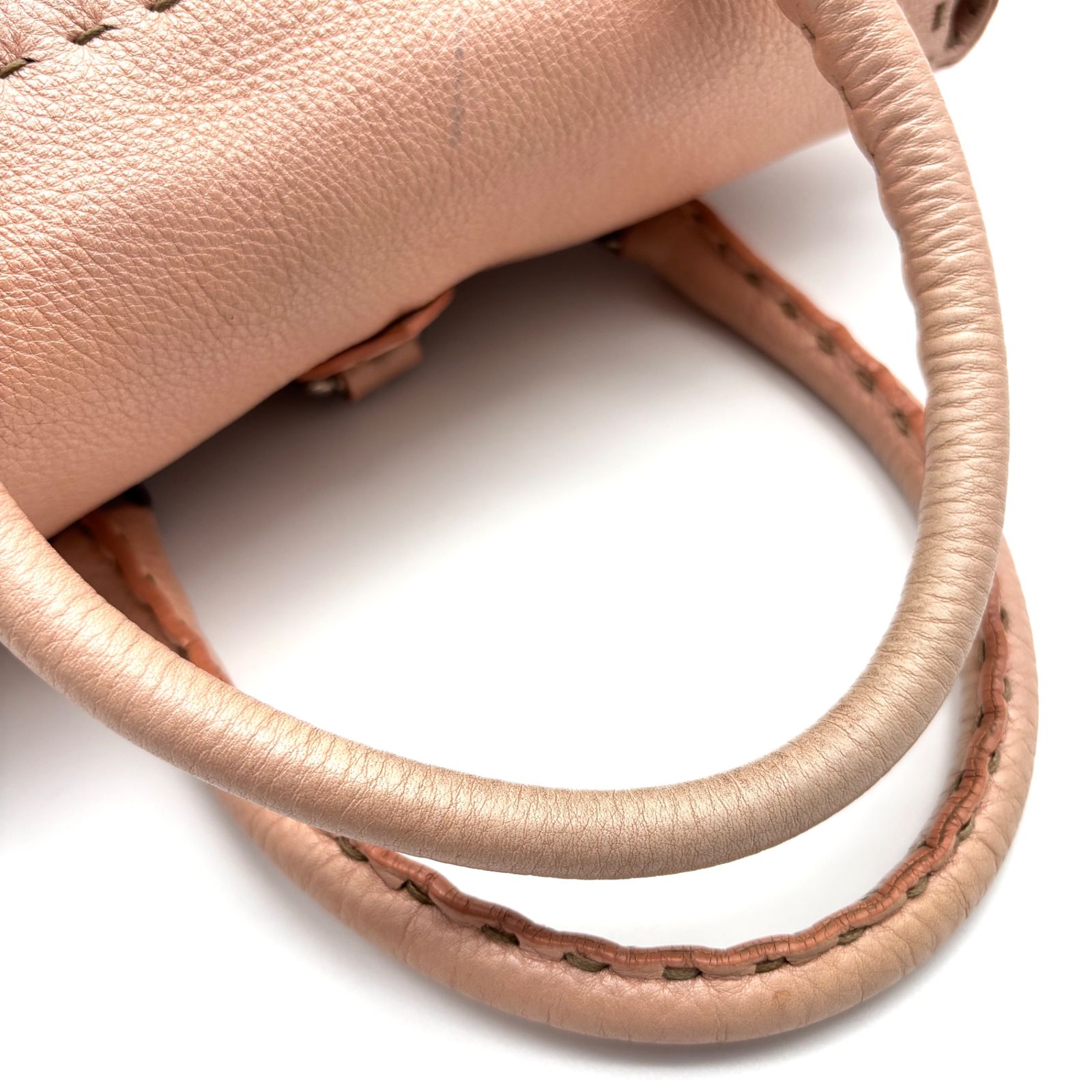 フェンディ FENDI セレリア リンダ ハンドバッグ レザー ピンク 【公式 
