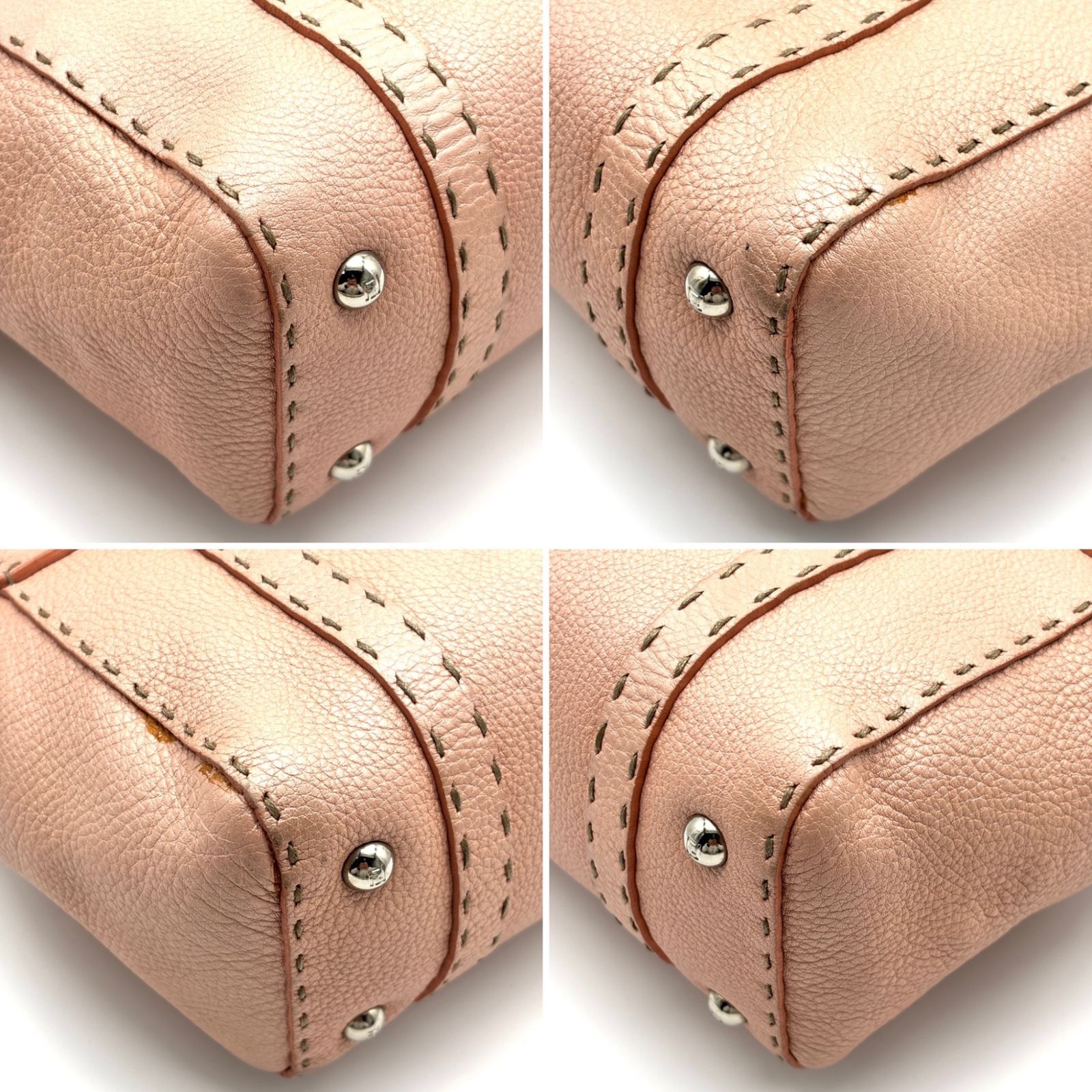 FENDI フェンディ セレリア ミニ リンダ ハンドバッグ ミニボストン 