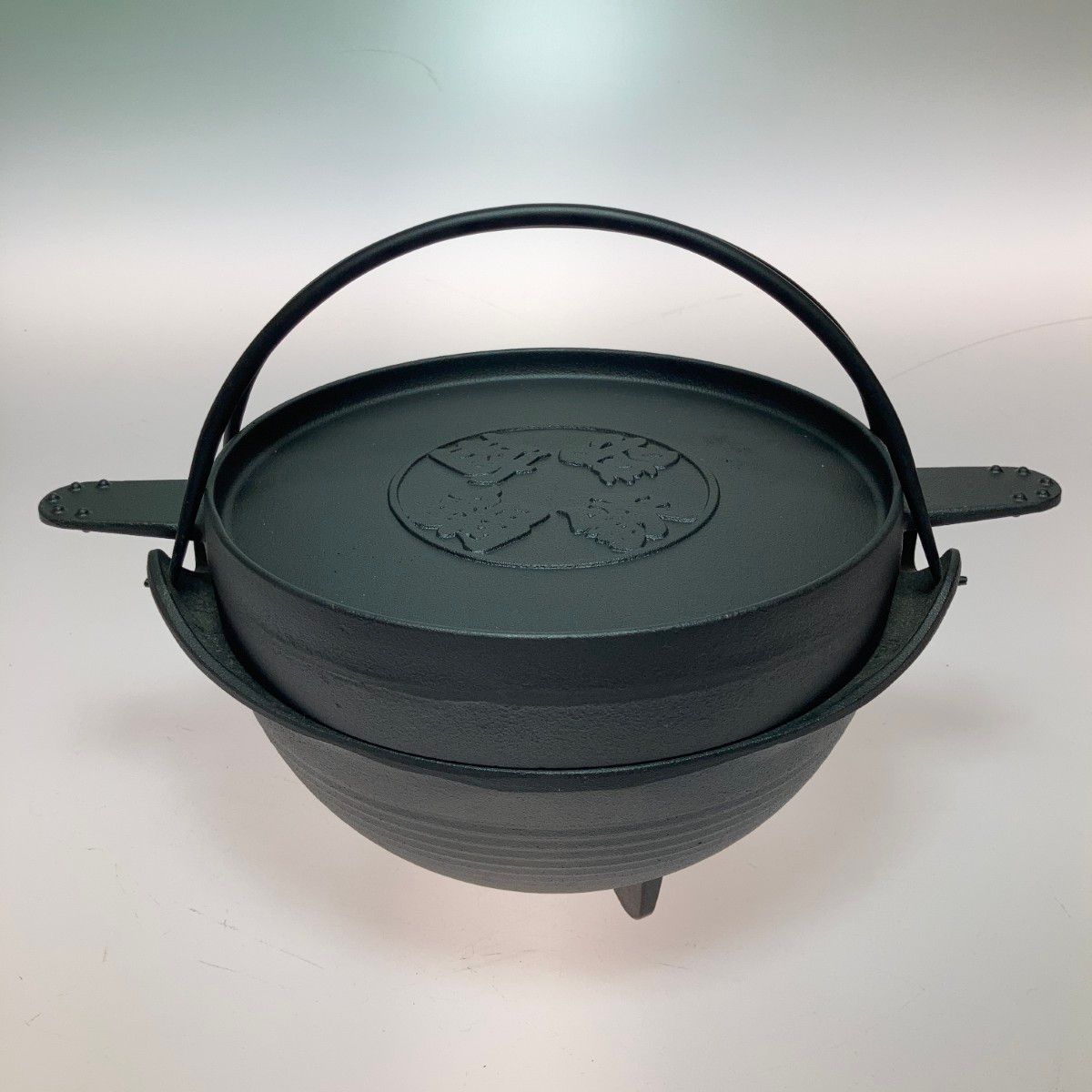岩手 水沢 南部鉄器 和風 ダッチオーブン エバニュー アウトドア ◎◎EVERNEW エバニュ 岩手 水沢 南部鉄器 和風 ダッチオーブン 箱付