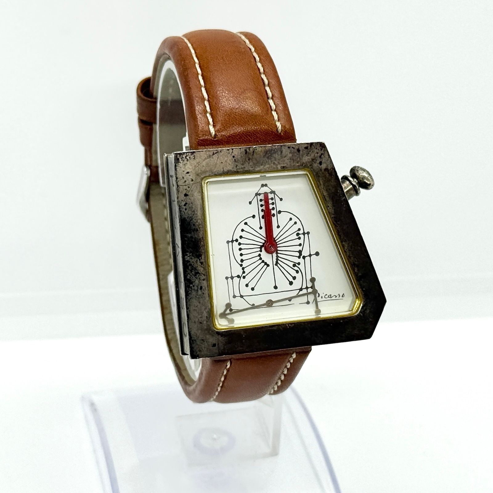PICASSO ピカソ ホワイト QZ メンズ 現状品 腕時計 - メルカリ
