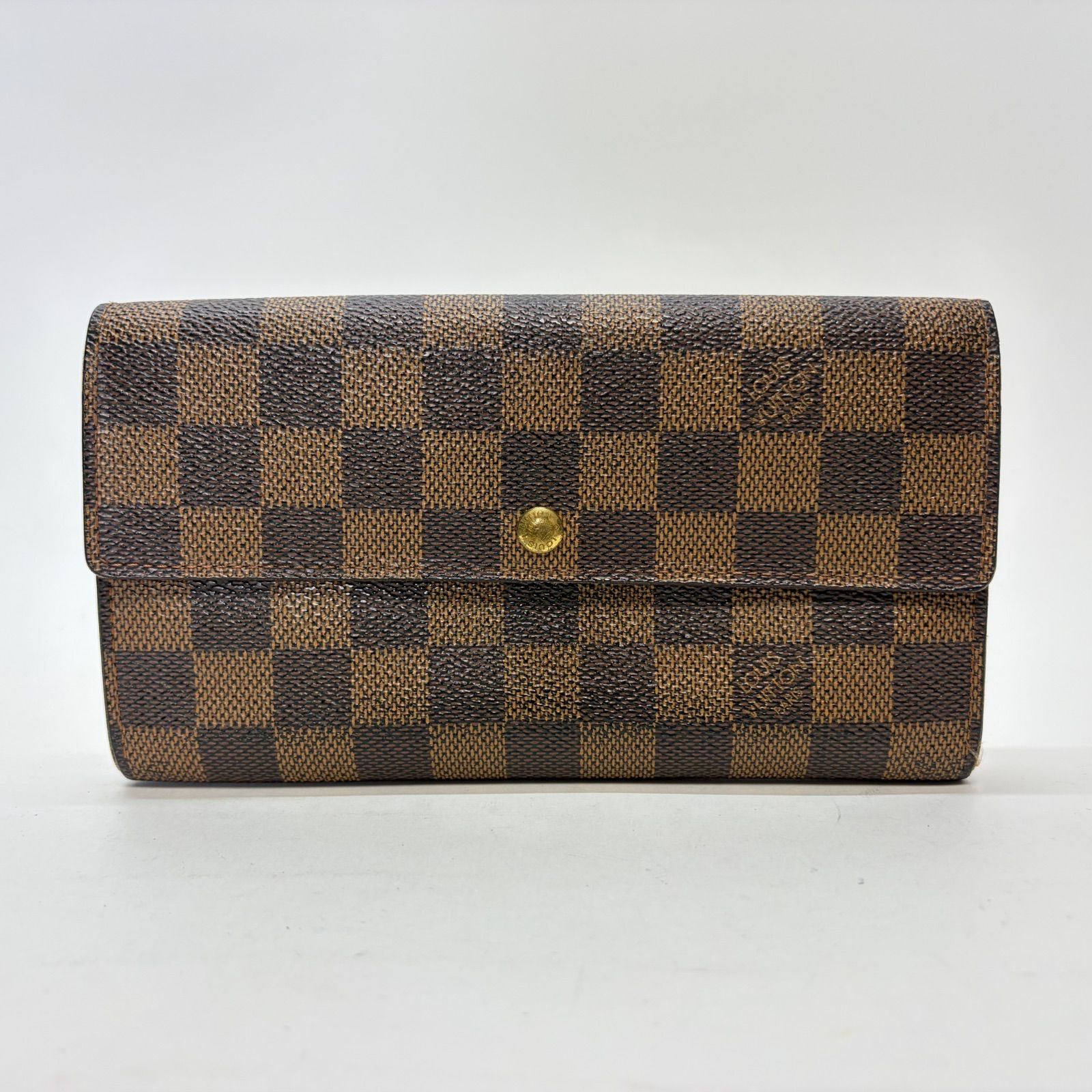 3667 LOUIS VUITTON ルイヴィトン ダミエ 長財布 ポルトフォイユ サラ 