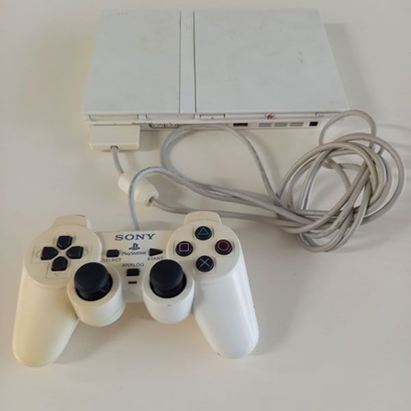 PS2本体セット 薄型 メモリーカード付き まとめ売り 2点セット #m00196