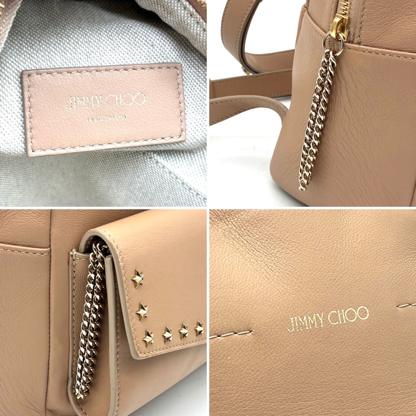 正規品 JIMMYCHOO ジミーチュウ CASSIE キャシー バッグパック 