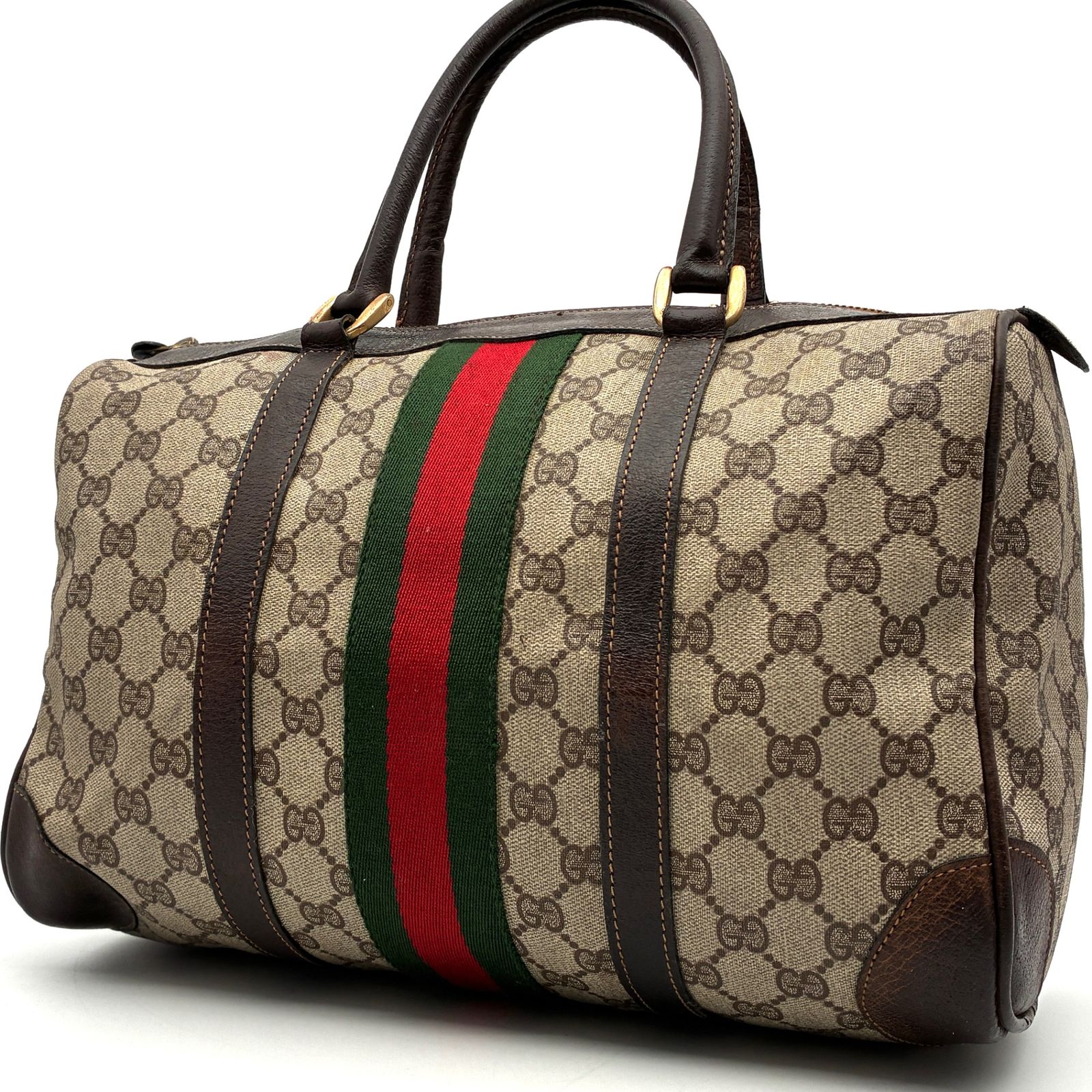 正規品・廃盤 GUCCI グッチ ミニボストンバッグ ハンドバッグ シェリー 