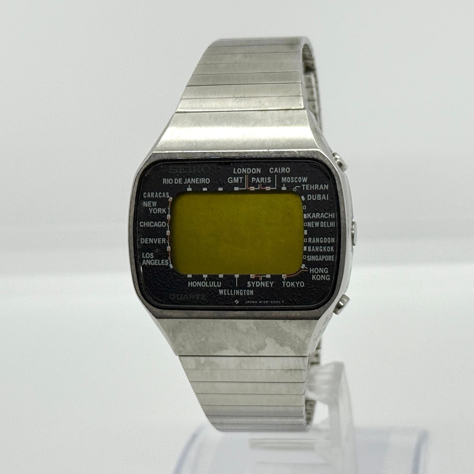 M158-5000 Digital ワールドタイム - Seiko SEIKO セイコー Vintage 