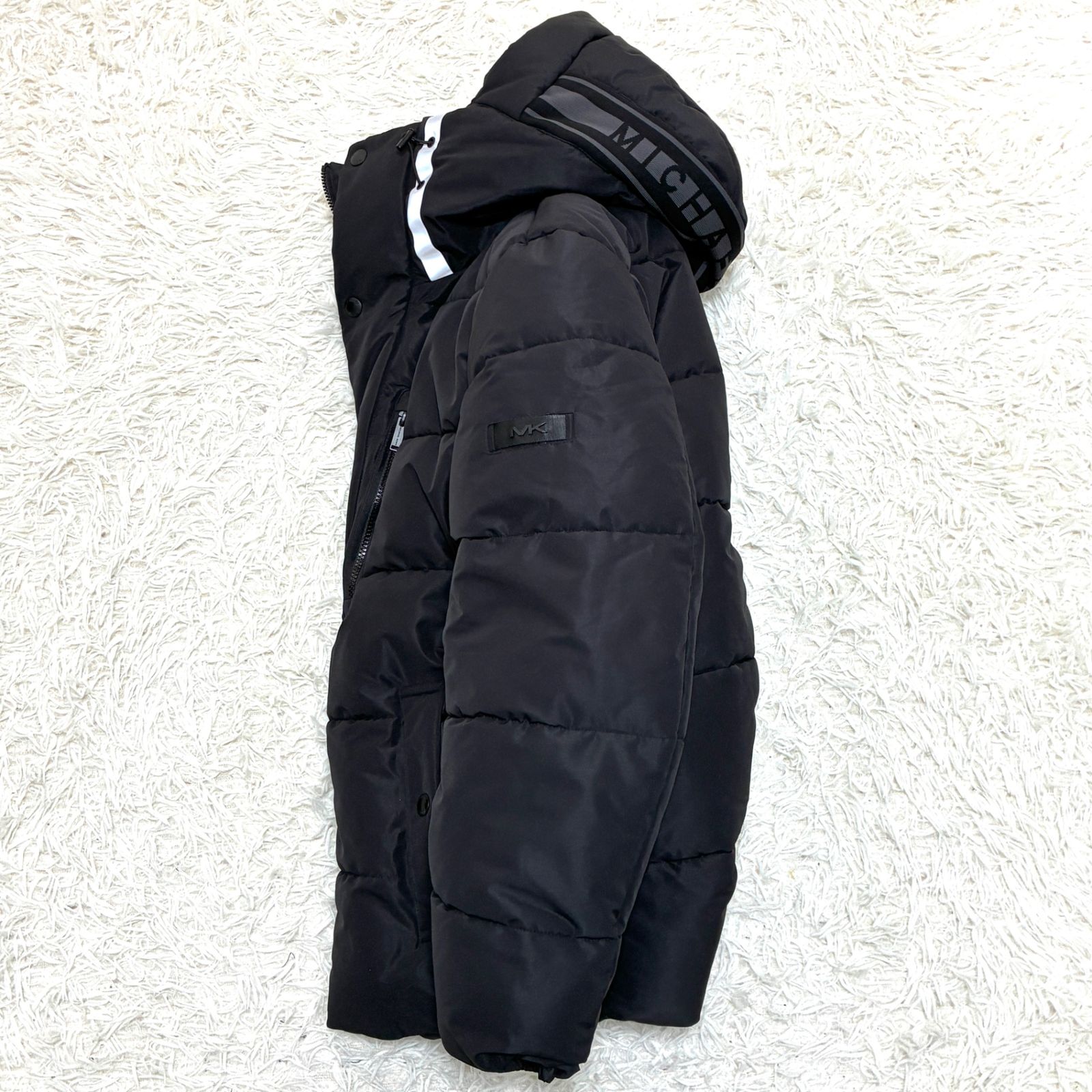 未使用級 Michael Kors マイケルコース ダウンジャケット MK 腕ロゴ 肉 