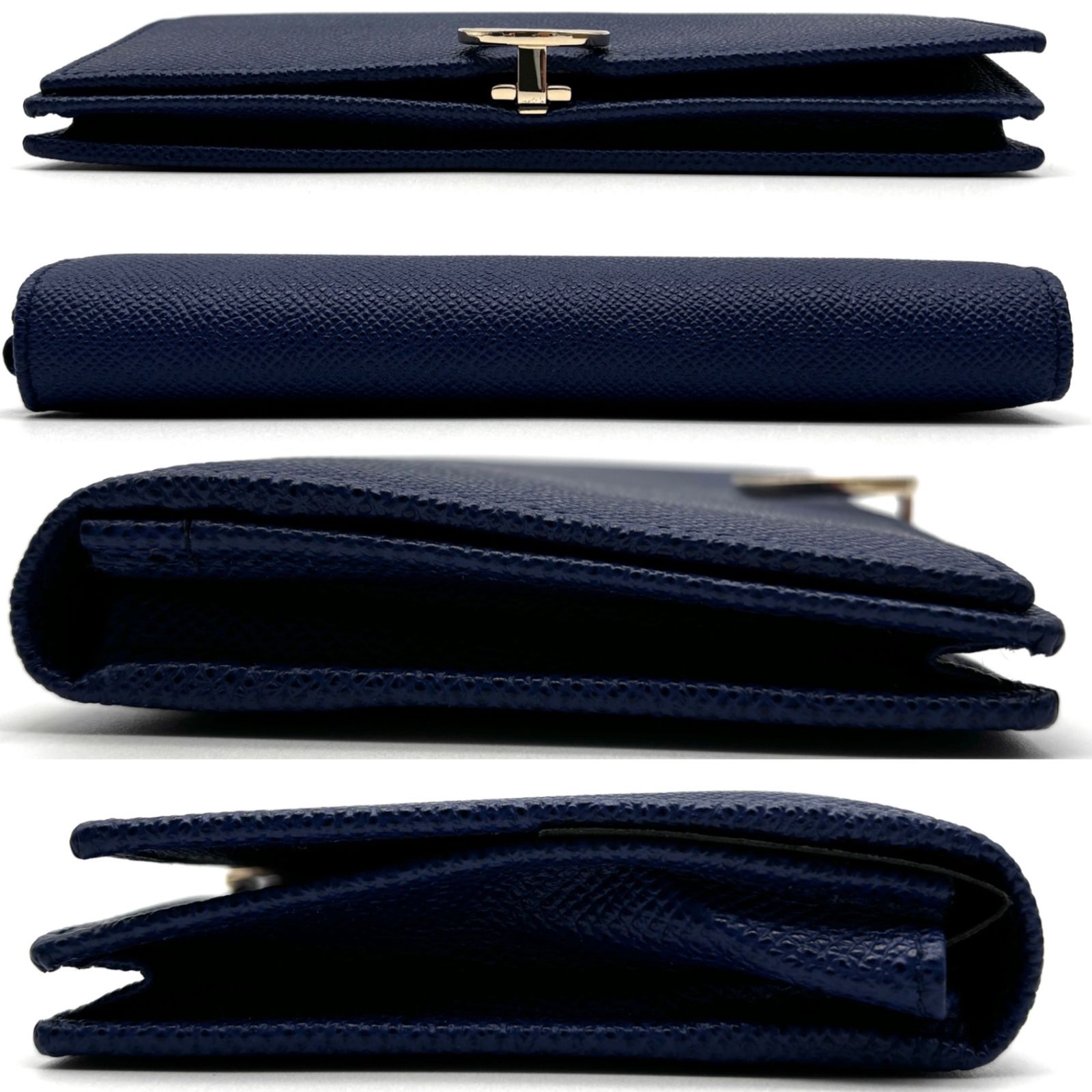 【極美品】 BVLGARI ブルガリ 長財布 ビーゼロワン サークルロゴ ブルガリ BVLGARI 長財布 ビーゼロワン サークルロゴ ネイビー お 得