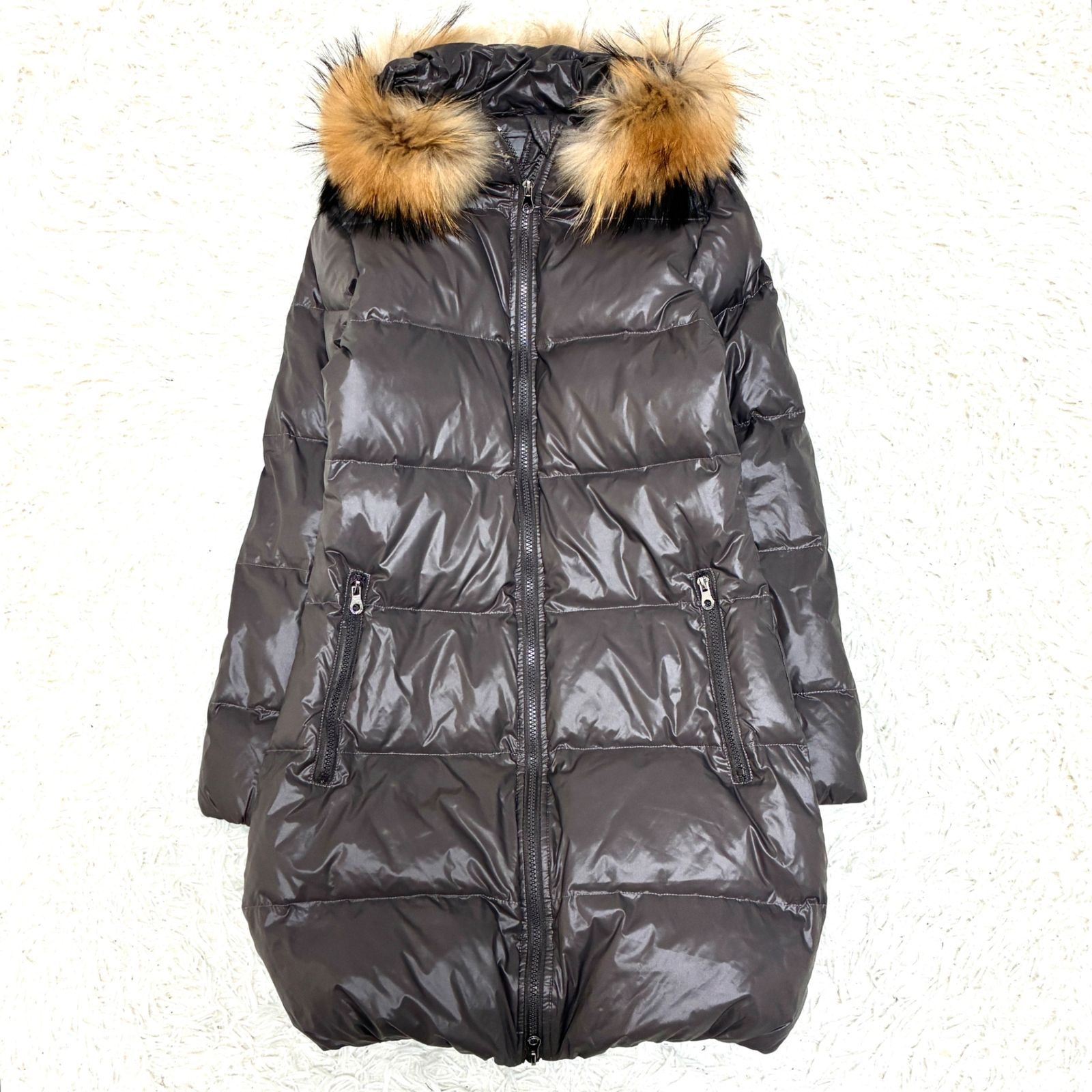 美品 DUVETICA デュベティカ KAPPA カッパー 2way ファー ダウンコート 