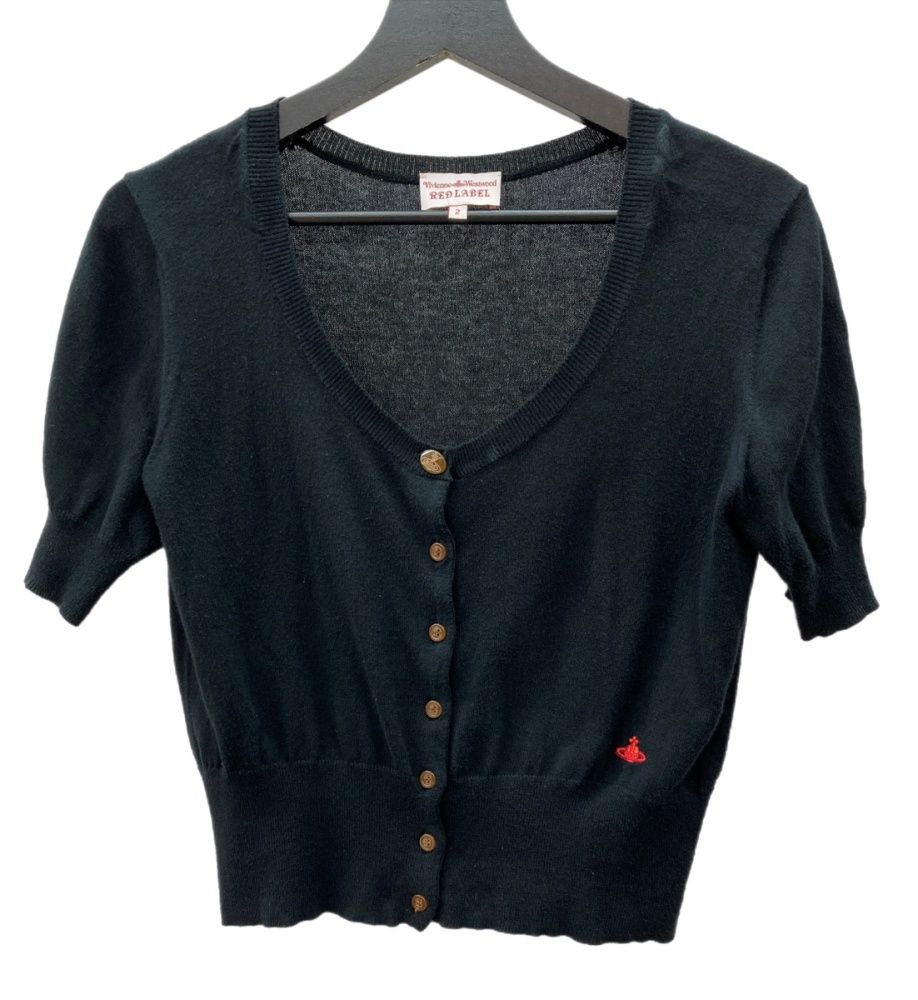 Vivienne Westwood RED LABEL 半袖カーディガン ヴィヴィアンウエストウッド Vivienne Westwood レッドレーベル RED