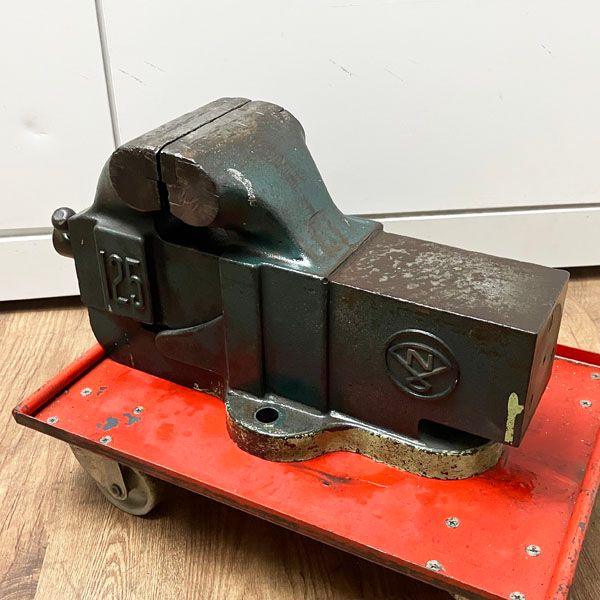 ERON/ナベヤ 125mm 丸胴バイス リードバイス 中古品 ●119611