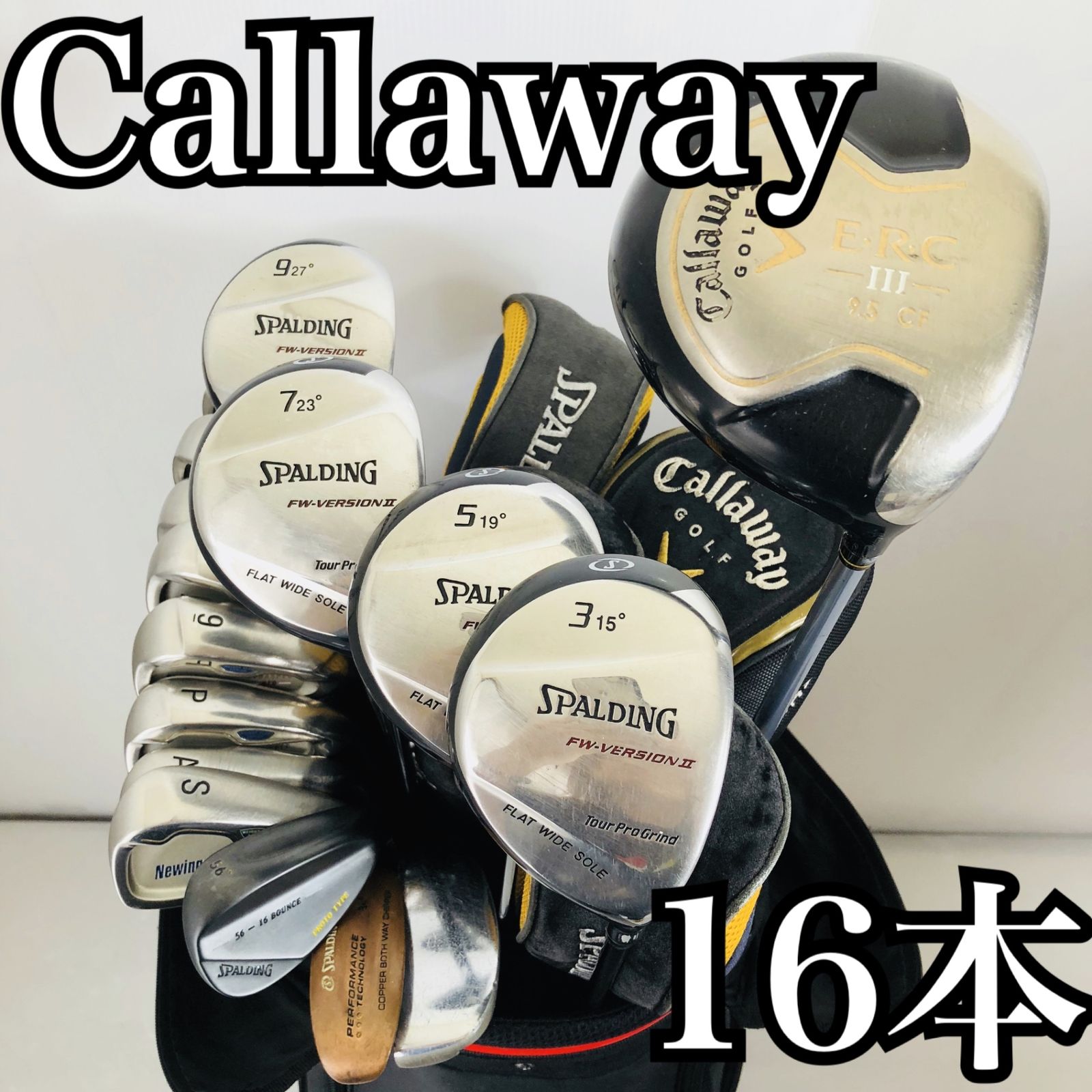 豪華 16本 Callaway キャロウェイ SPALDING スポルディング メンズ 