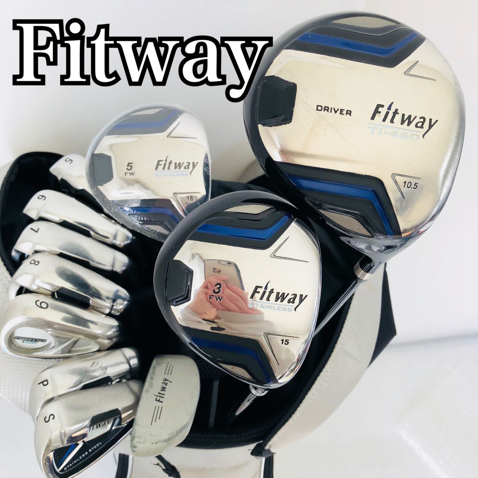 ゴルフ Fitway フィットウェイ メンズ ゴルフ クラブ セット 初心者 