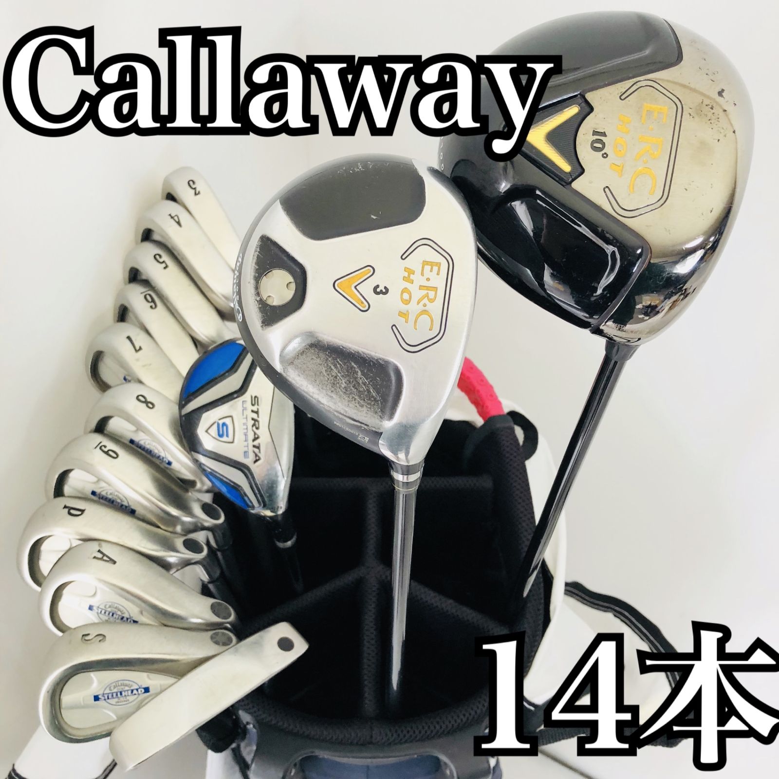 豪華 14本 Callaway キャロウェイ メンズ ゴルフ クラブ セット 初心者 