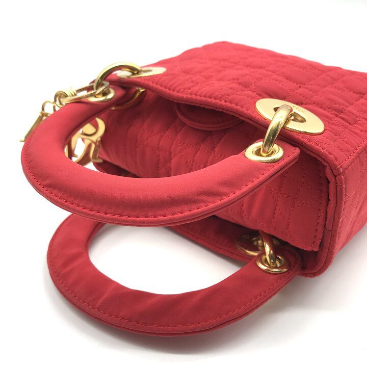 美品 Christian Dior ディオール レディディオール カナージュ CD金具