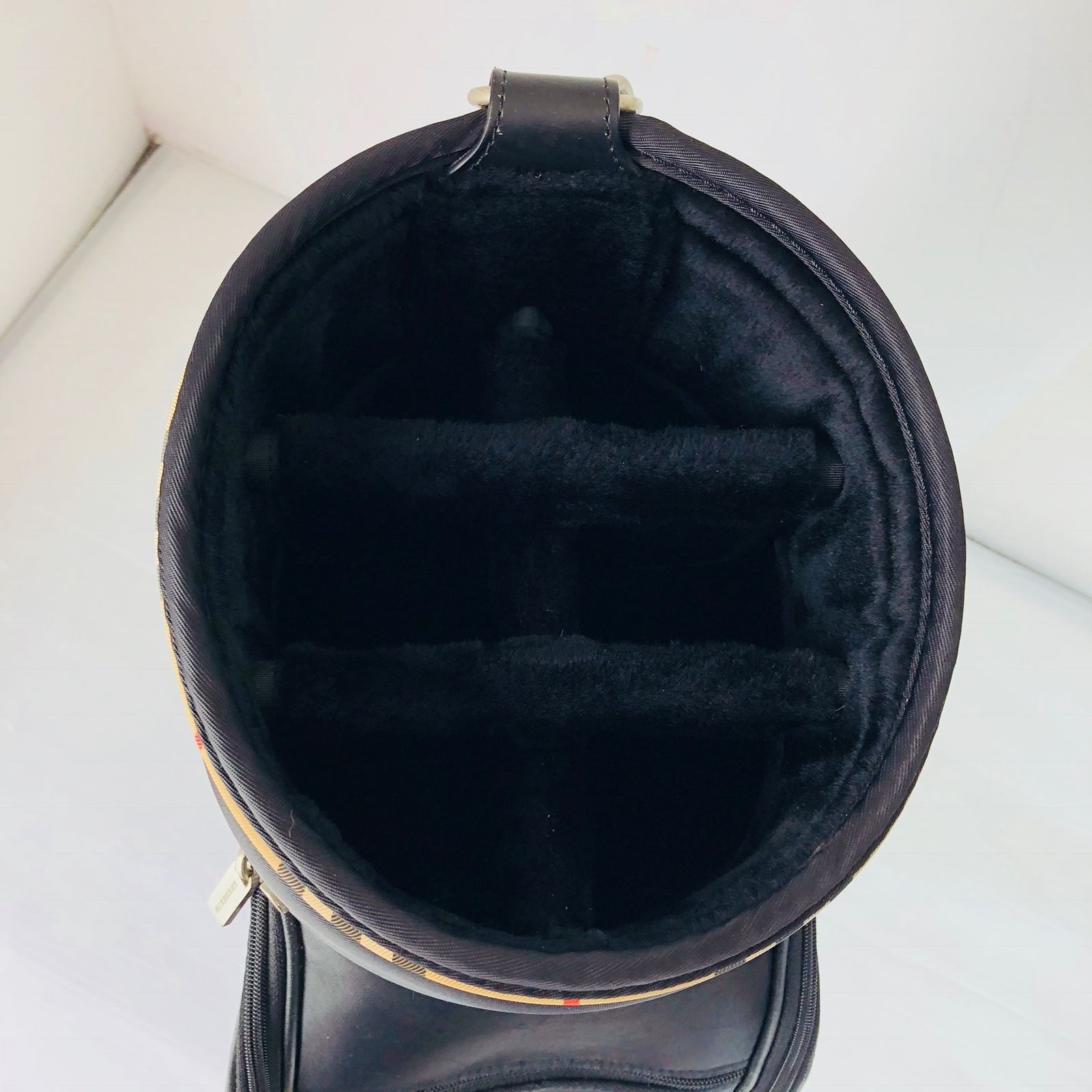 BURBERRY バーバリー ブラック ゴルフバッグ キャディバッグ 中古品