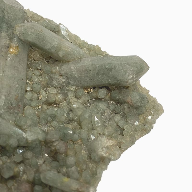 ネパール ガネッシュヒマール産 ヒマラヤ水晶 クラスター 約584g 磨き