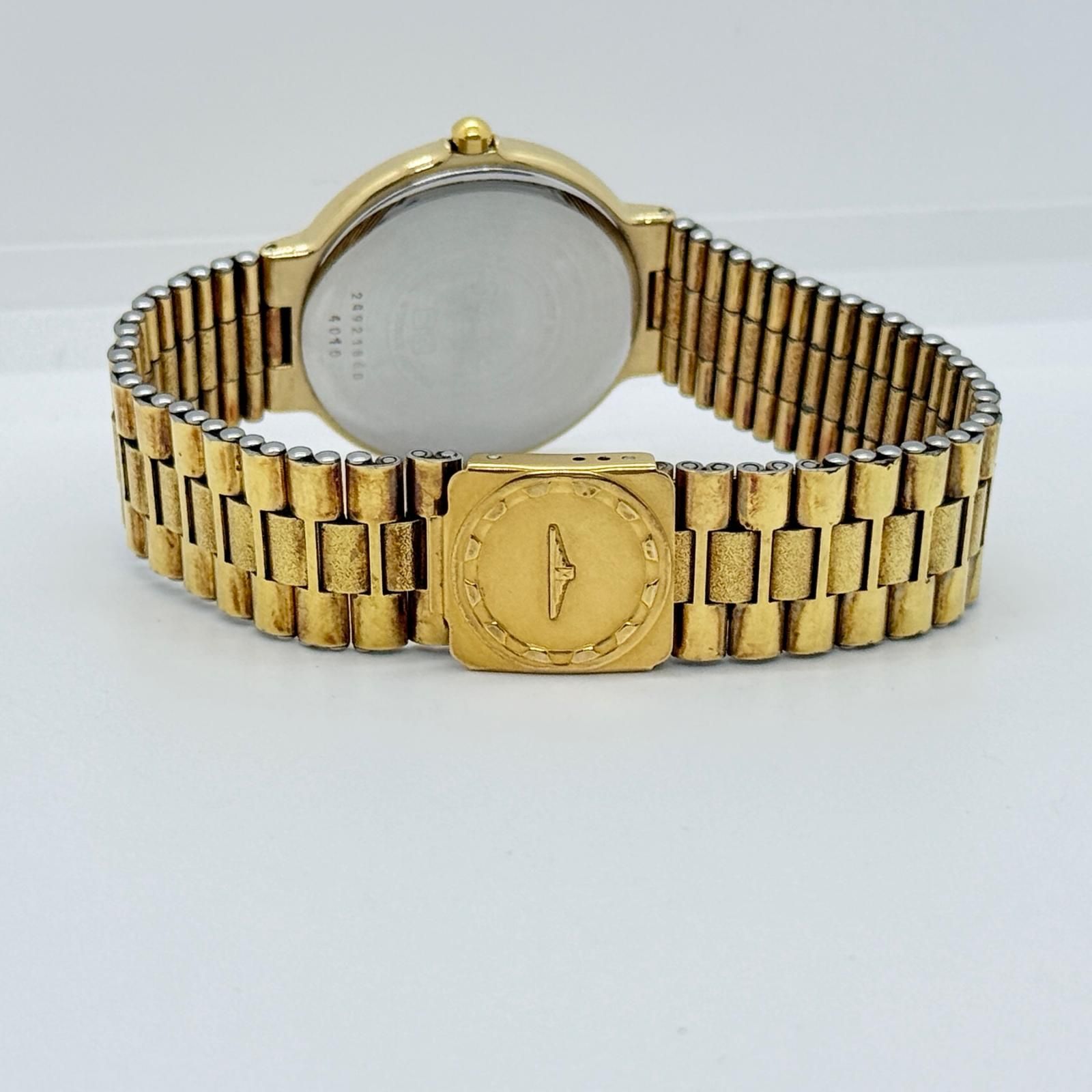 LONGINES ロンジン コンクエスト 24921860 ゴールド QZ メンズ 腕時計