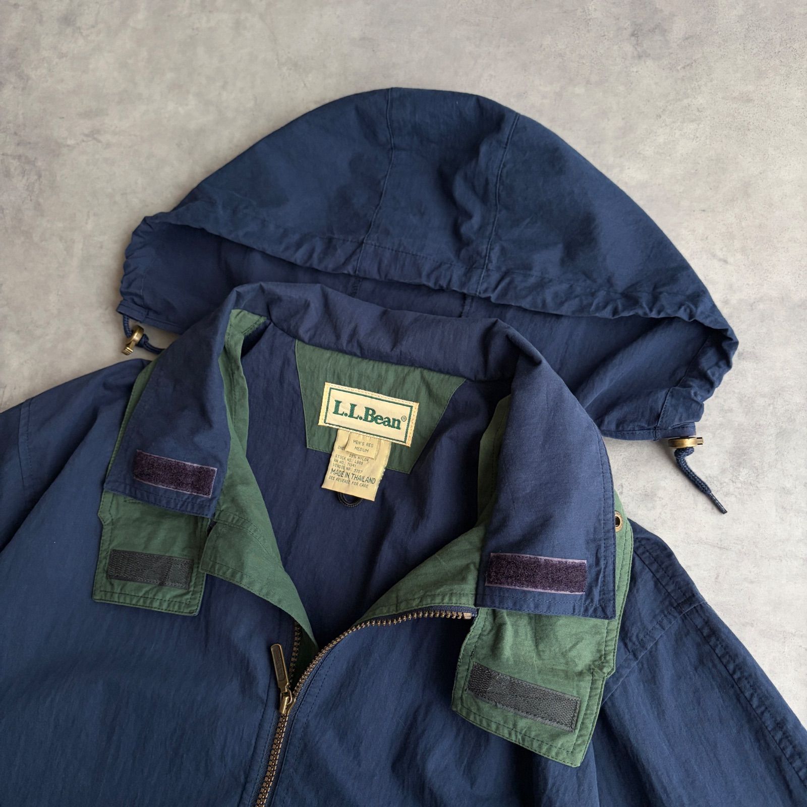 L.L.Bean ナイロンジャケット REG MEDIUM ブルー ナイロンジャケット 