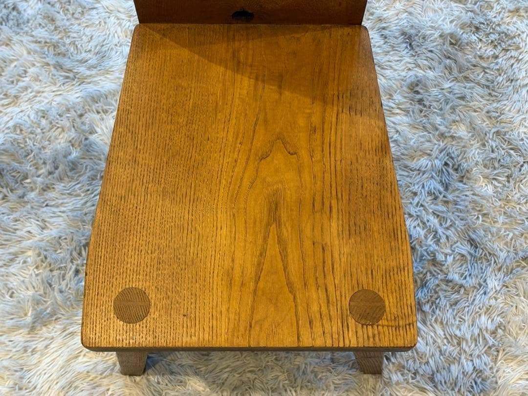 ③ 希少 レトロ 無垢材 ヴィンテージ カフェ 店舗什器 ハイバック