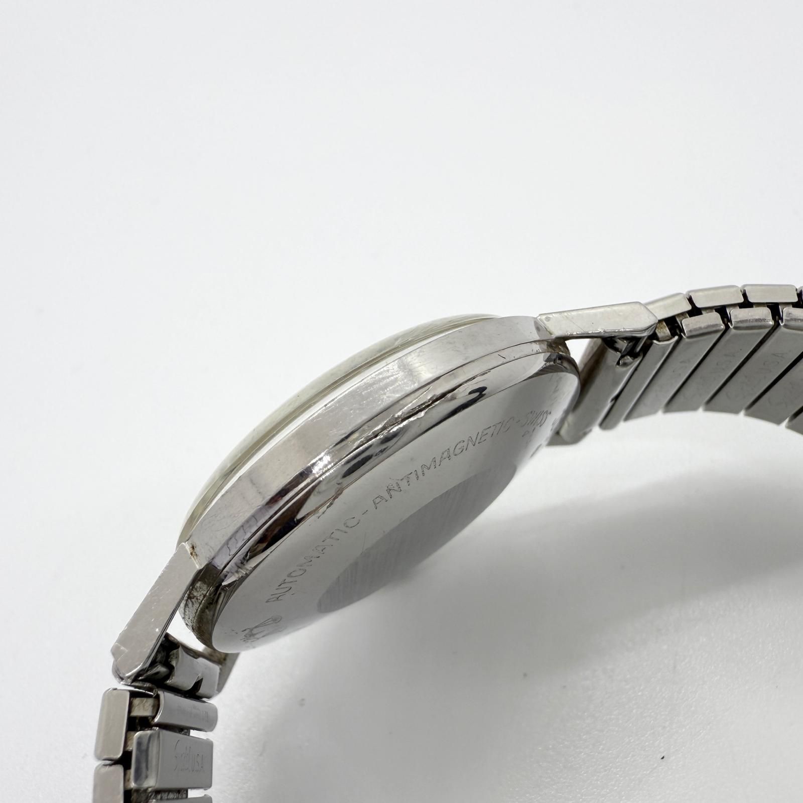  ZODIAC ゾディアック シルバー AT メンズ ヴィンテージ 箱 ケース ギャラ 当時物 腕時計 男性向け 自動巻き時計 腕時計(アナログ)