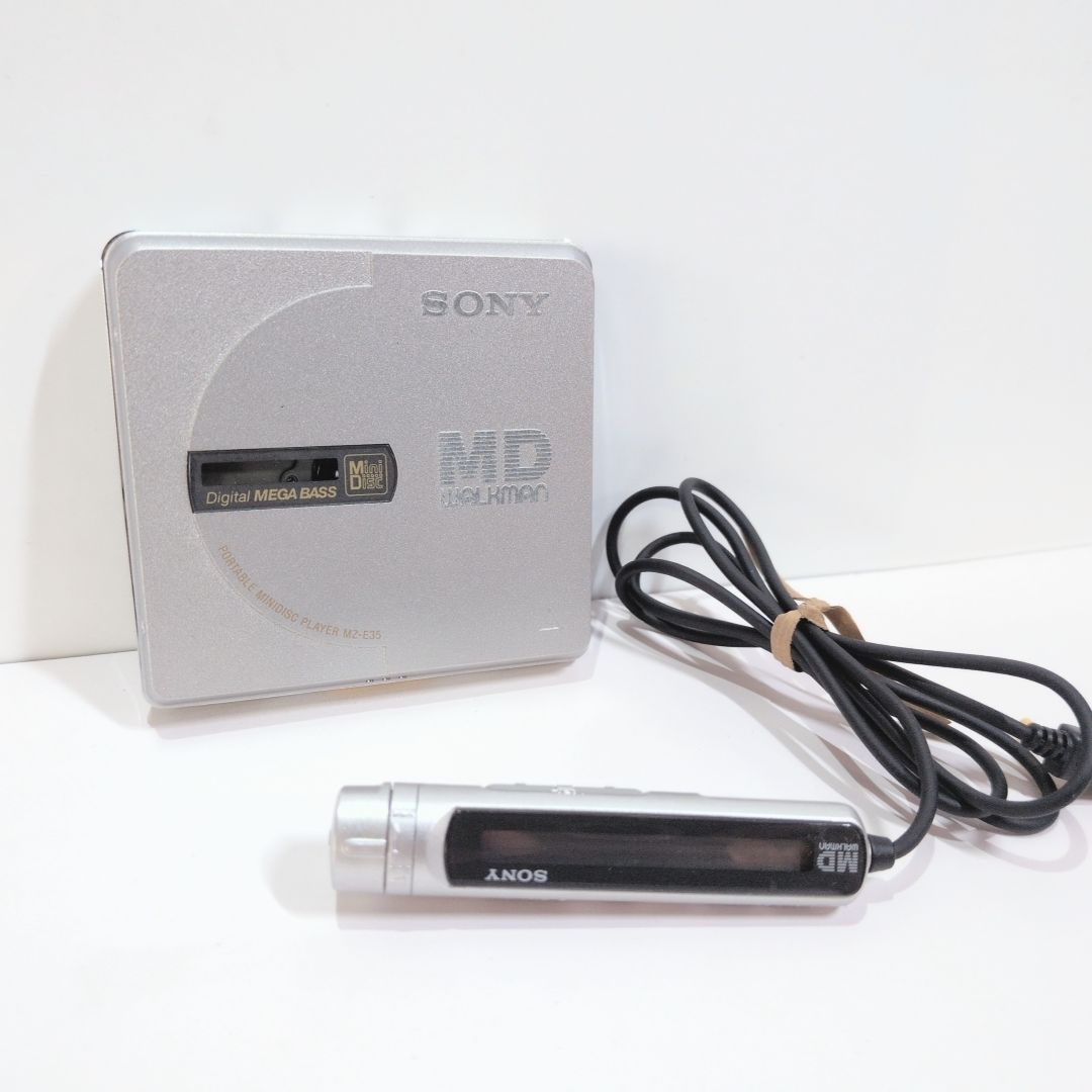 SONY MDウォークマン MZ-E35 リモコン付き MDプレーヤー 動作確認済