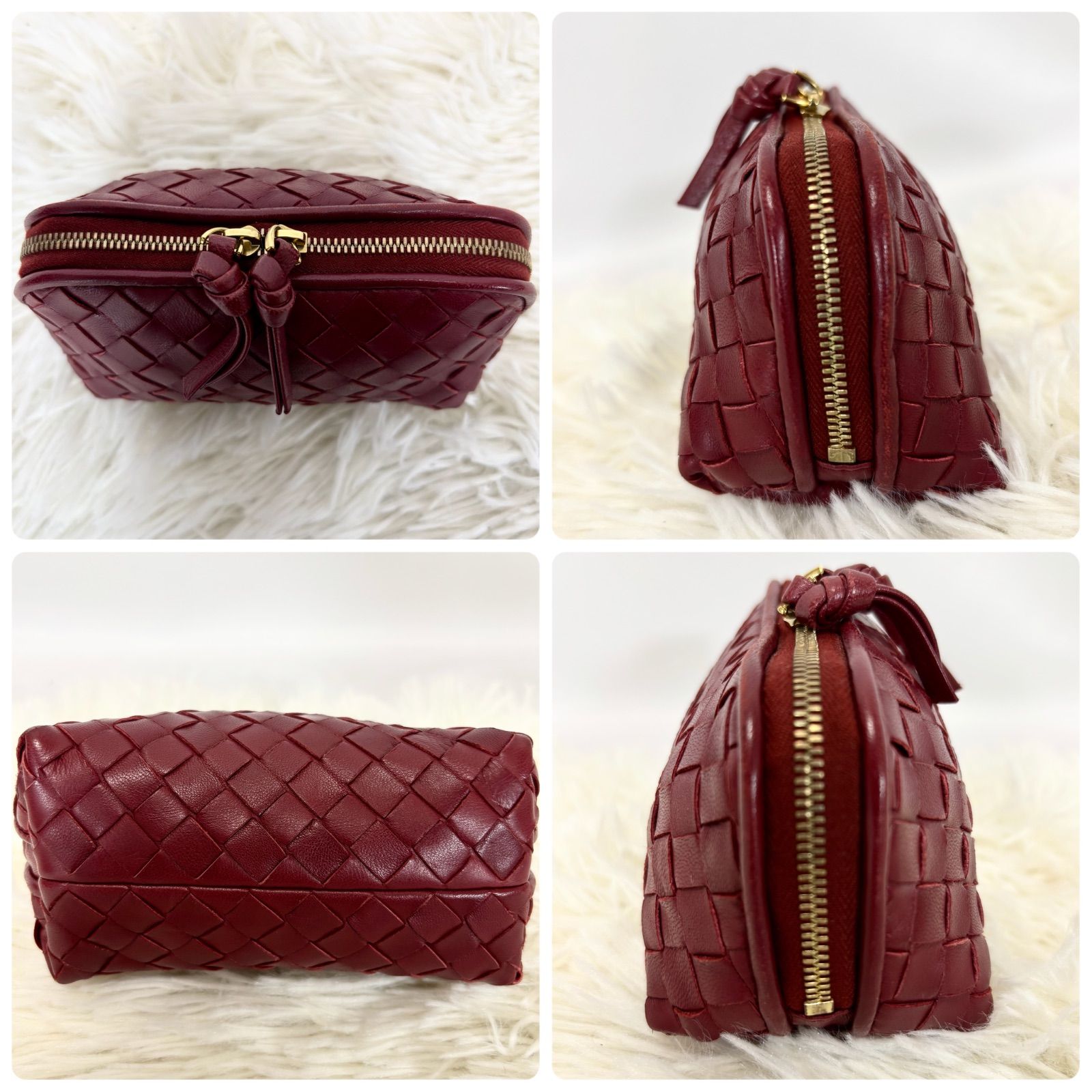美品】ボッテガヴェネタ BOTTEGA VENETA ポーチ アクセサリーポーチ 