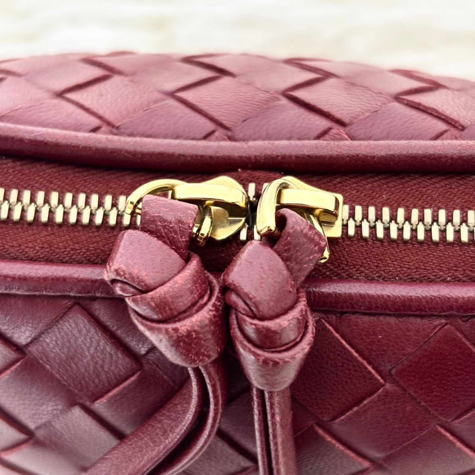 美品】ボッテガヴェネタ BOTTEGA VENETA ポーチ アクセサリーポーチ 